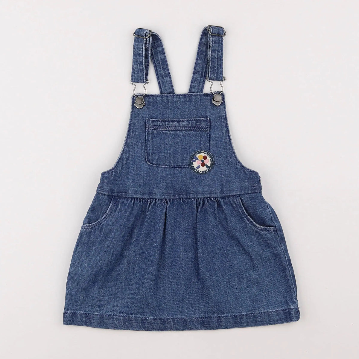 Vertbaudet - robe bleu - 18 mois