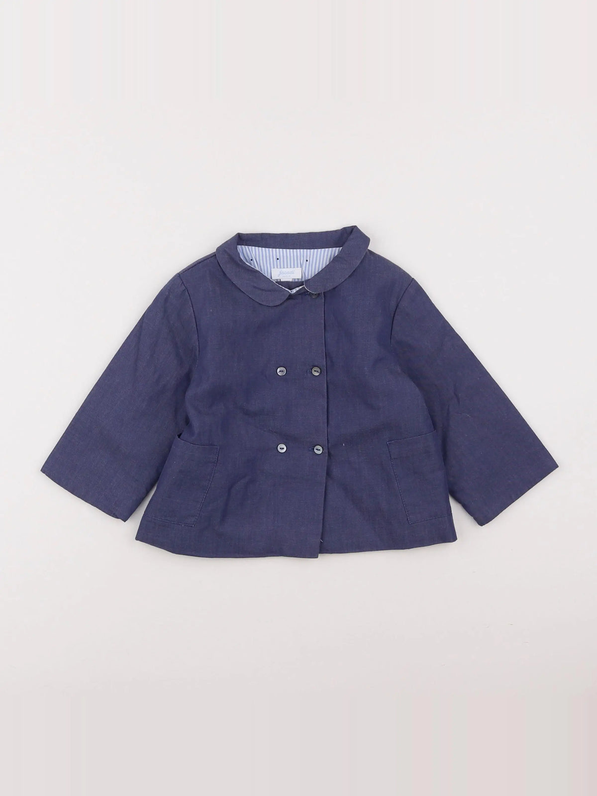 Jacadi - veste bleu - 12 mois