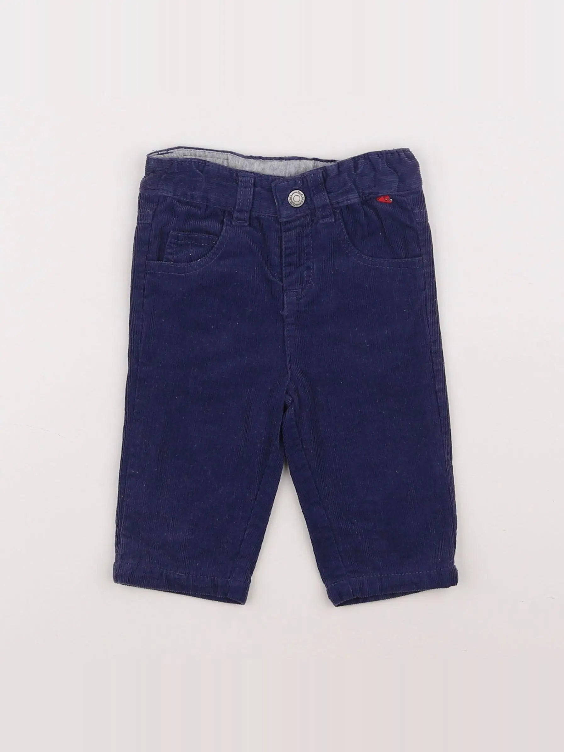 Cadet Rousselle - pantalon doublé bleu - 6 mois