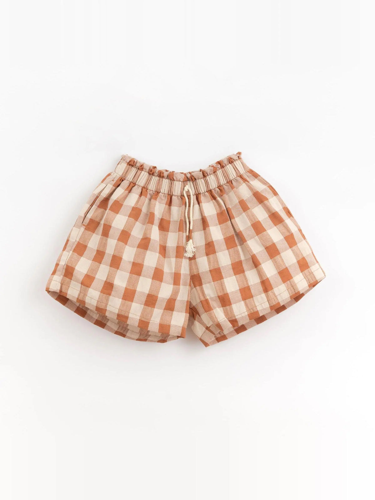 Short vichy orange