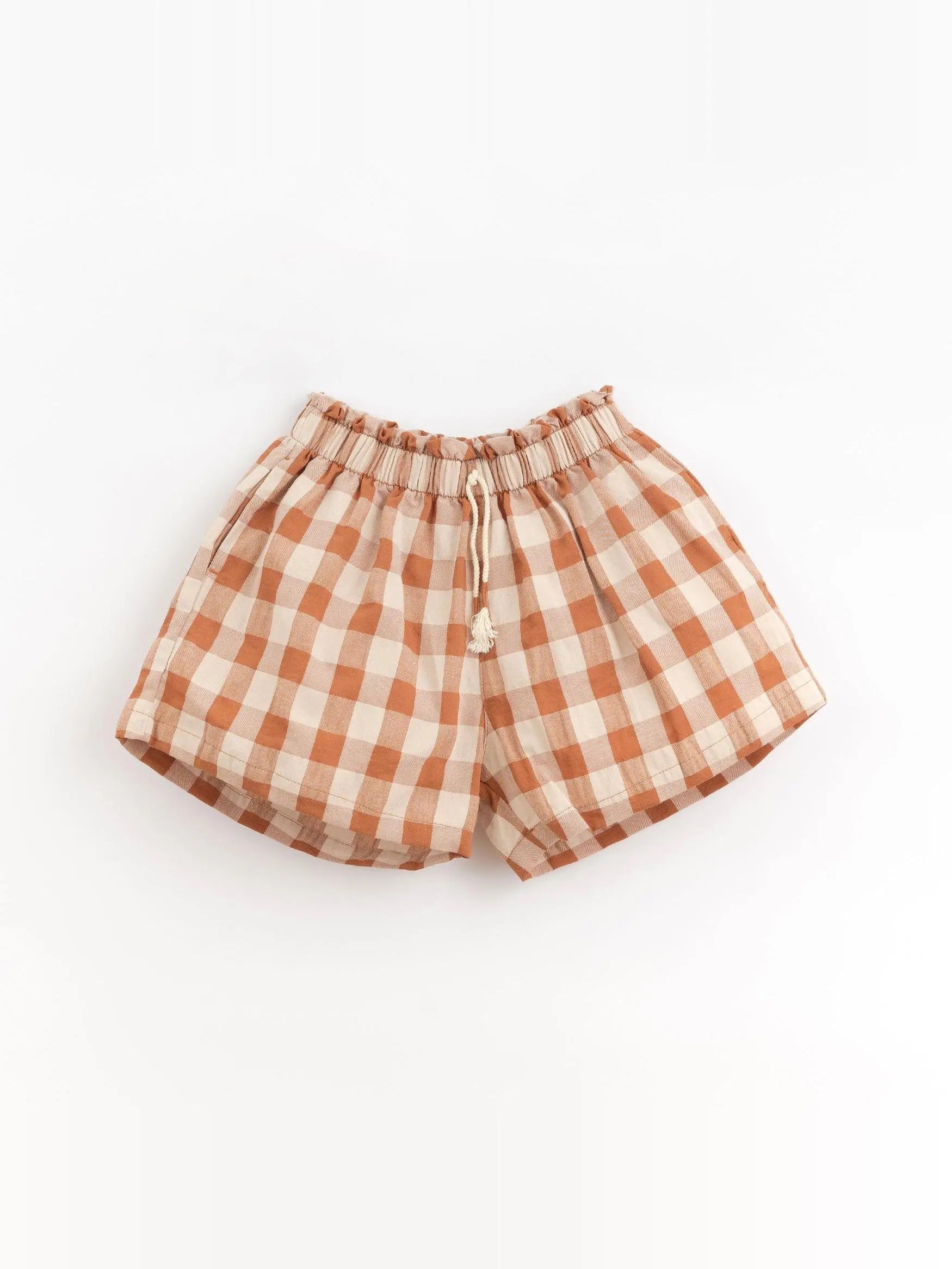 Short vichy orange