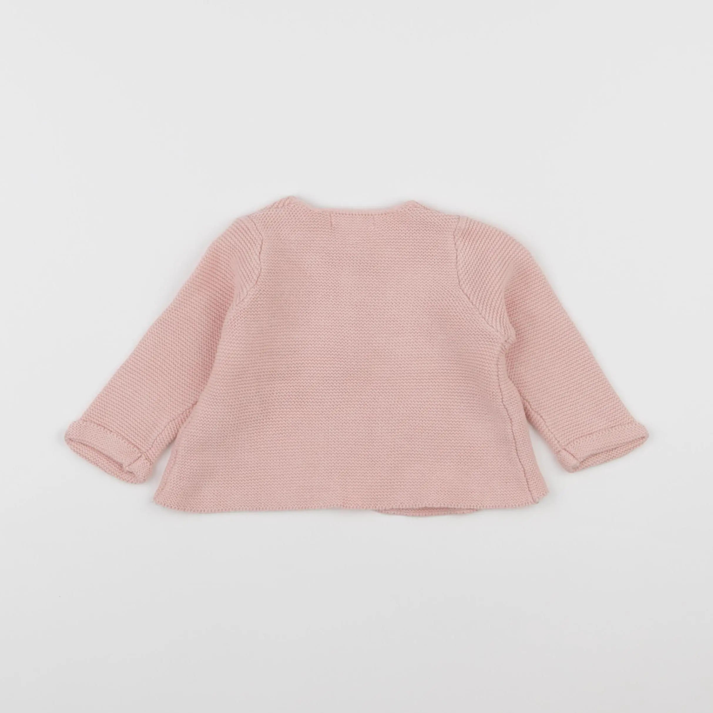 Vertbaudet - gilet rose - 6 mois