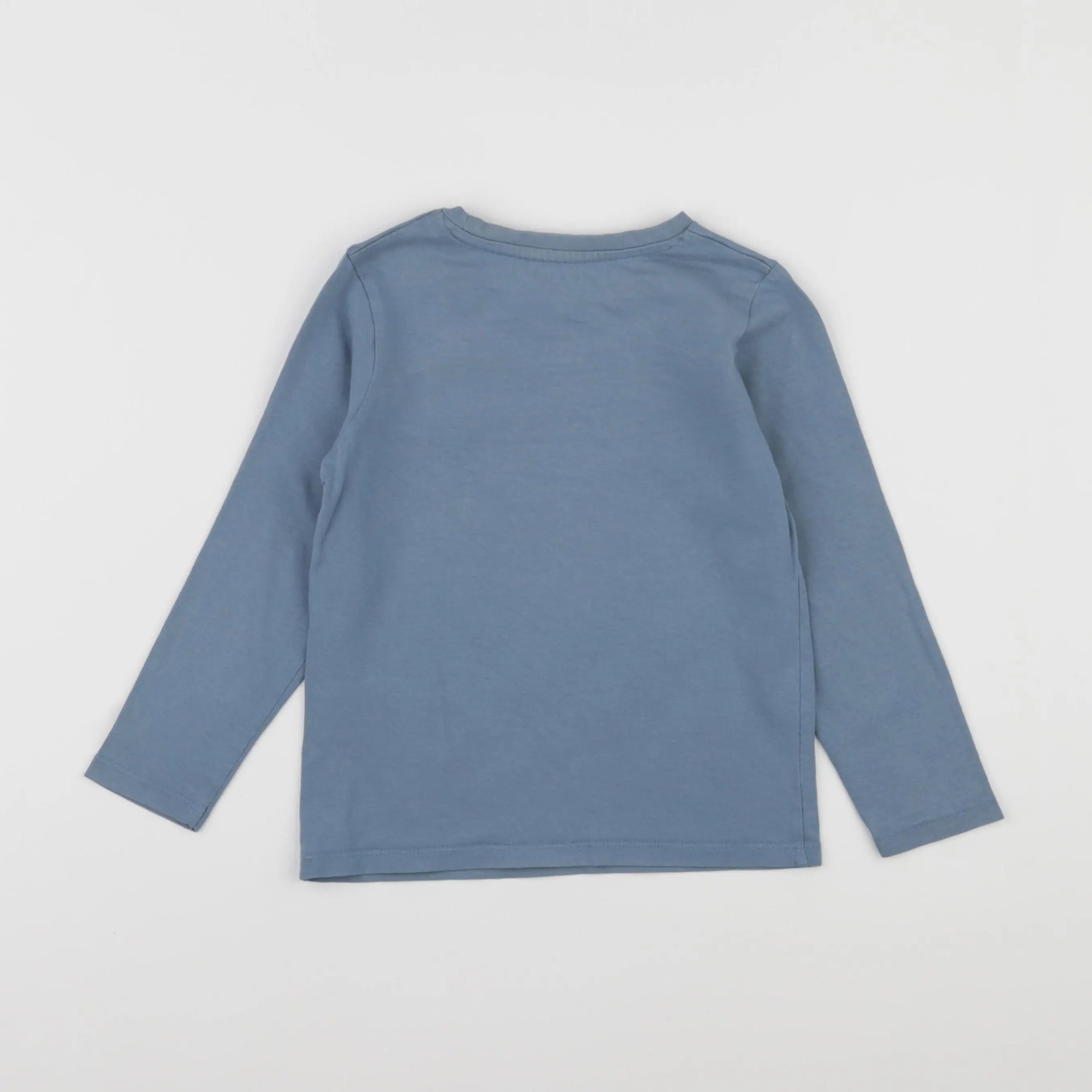 Vertbaudet - tee-shirt bleu - 5 ans