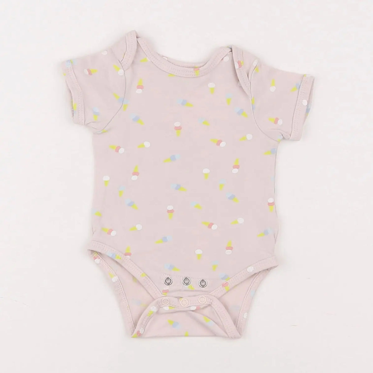 Vertbaudet - body rose - 1 mois