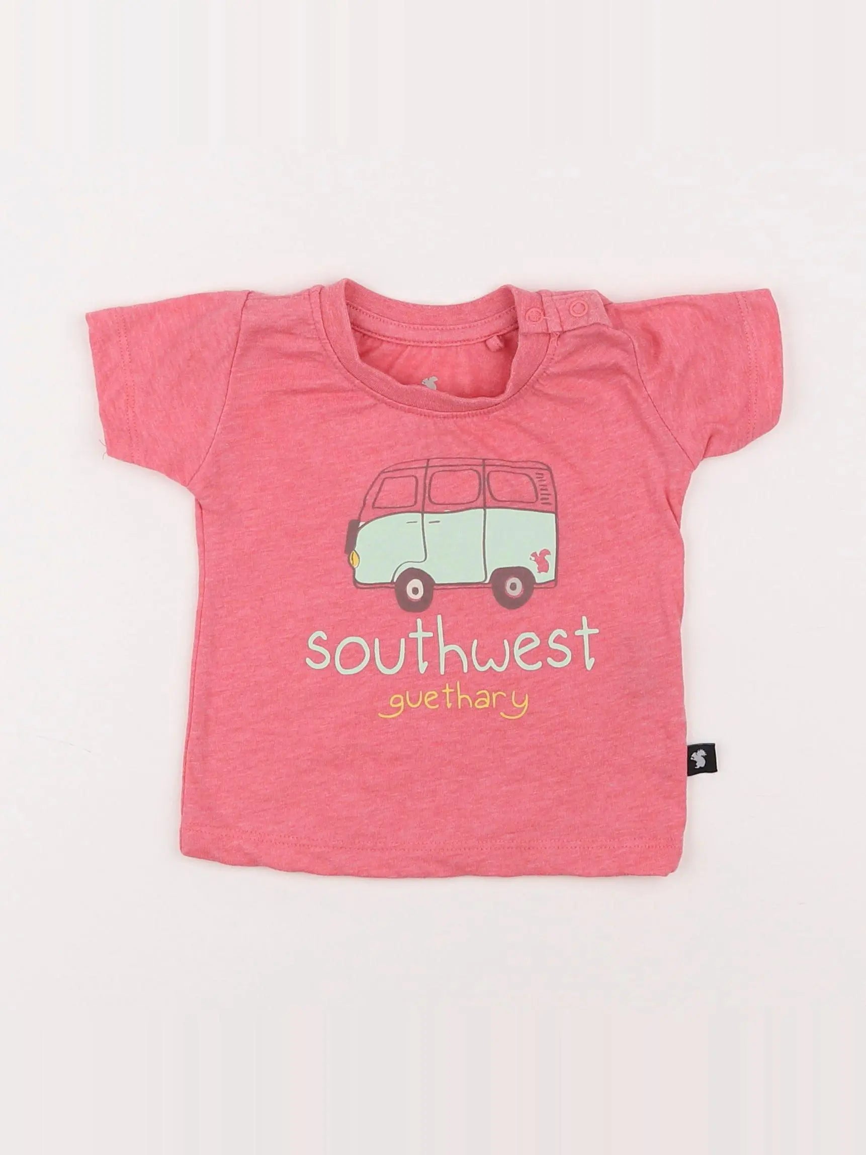 Southwest - tee-shirt rose - 6 mois
