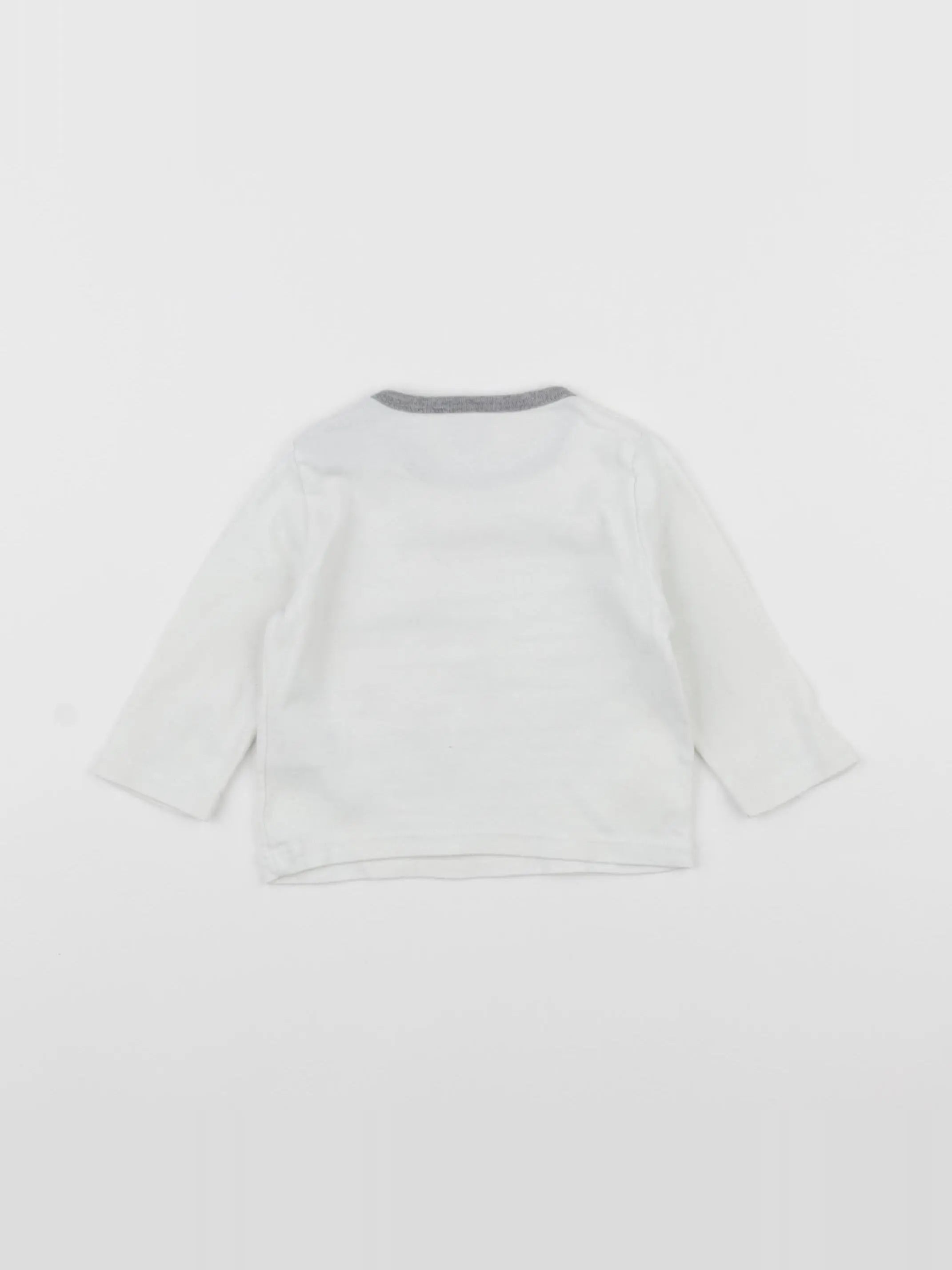 Petit Bateau - tee-shirt bleu - 6 mois