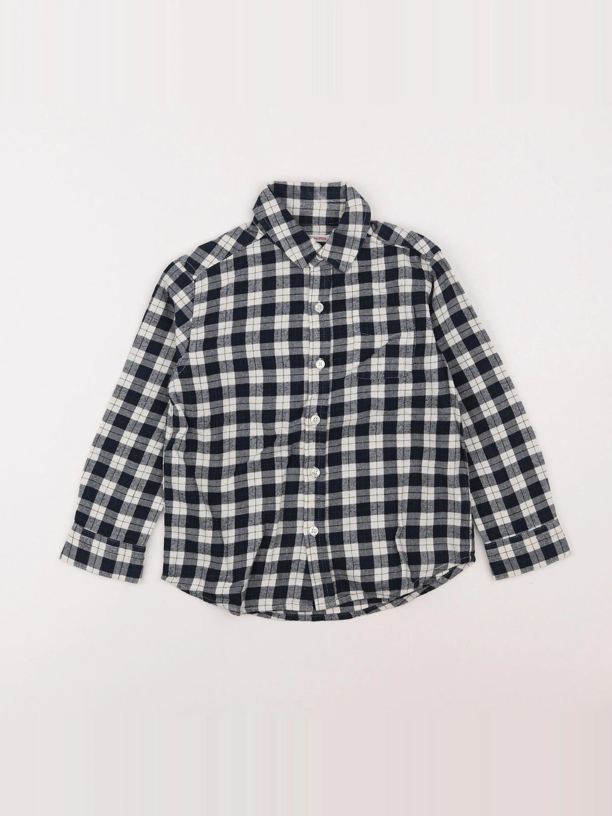 Monoprix - chemise bleu - 4 ans