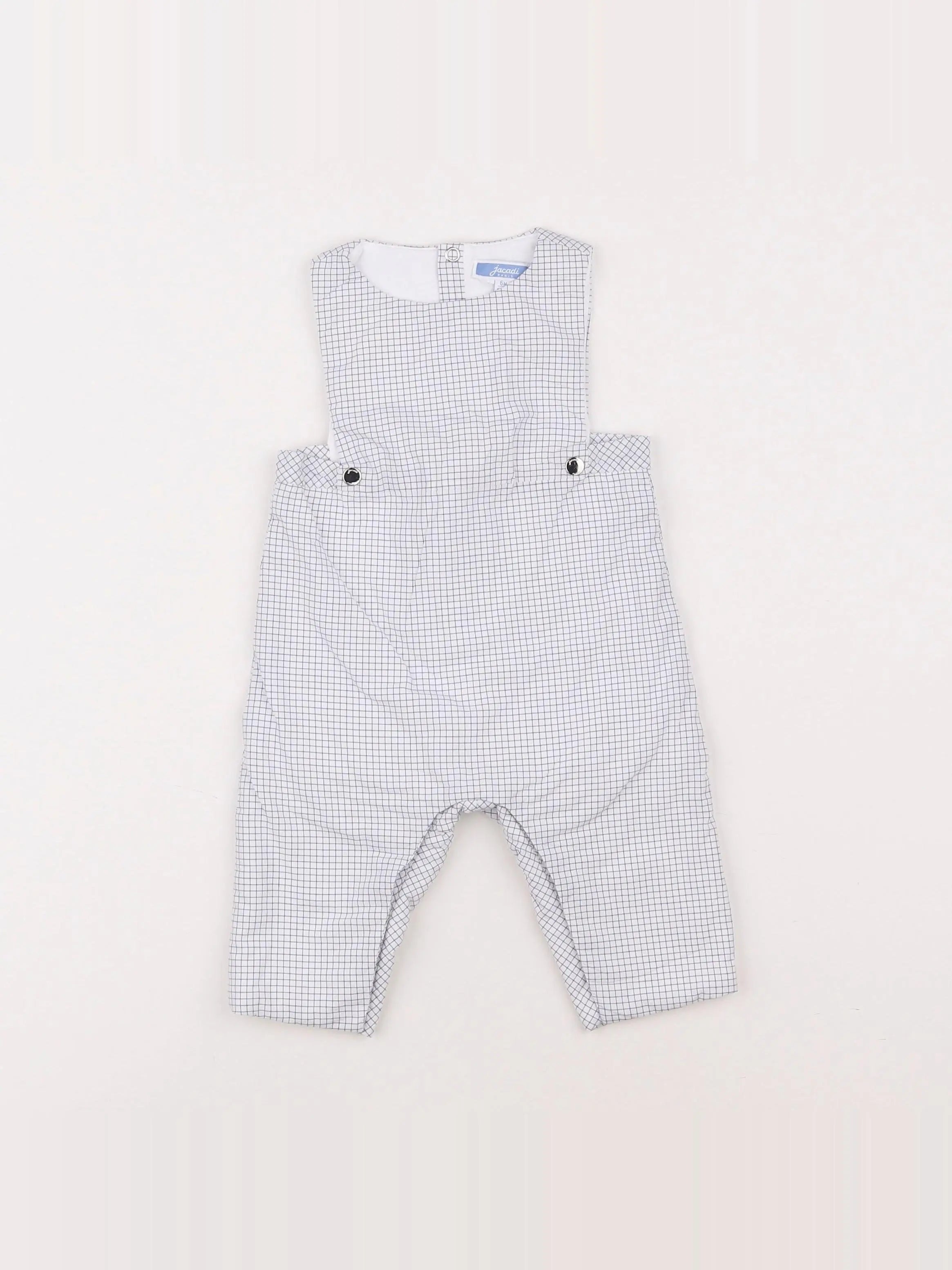 Jacadi - combinaison blanc, bleu - 6 mois