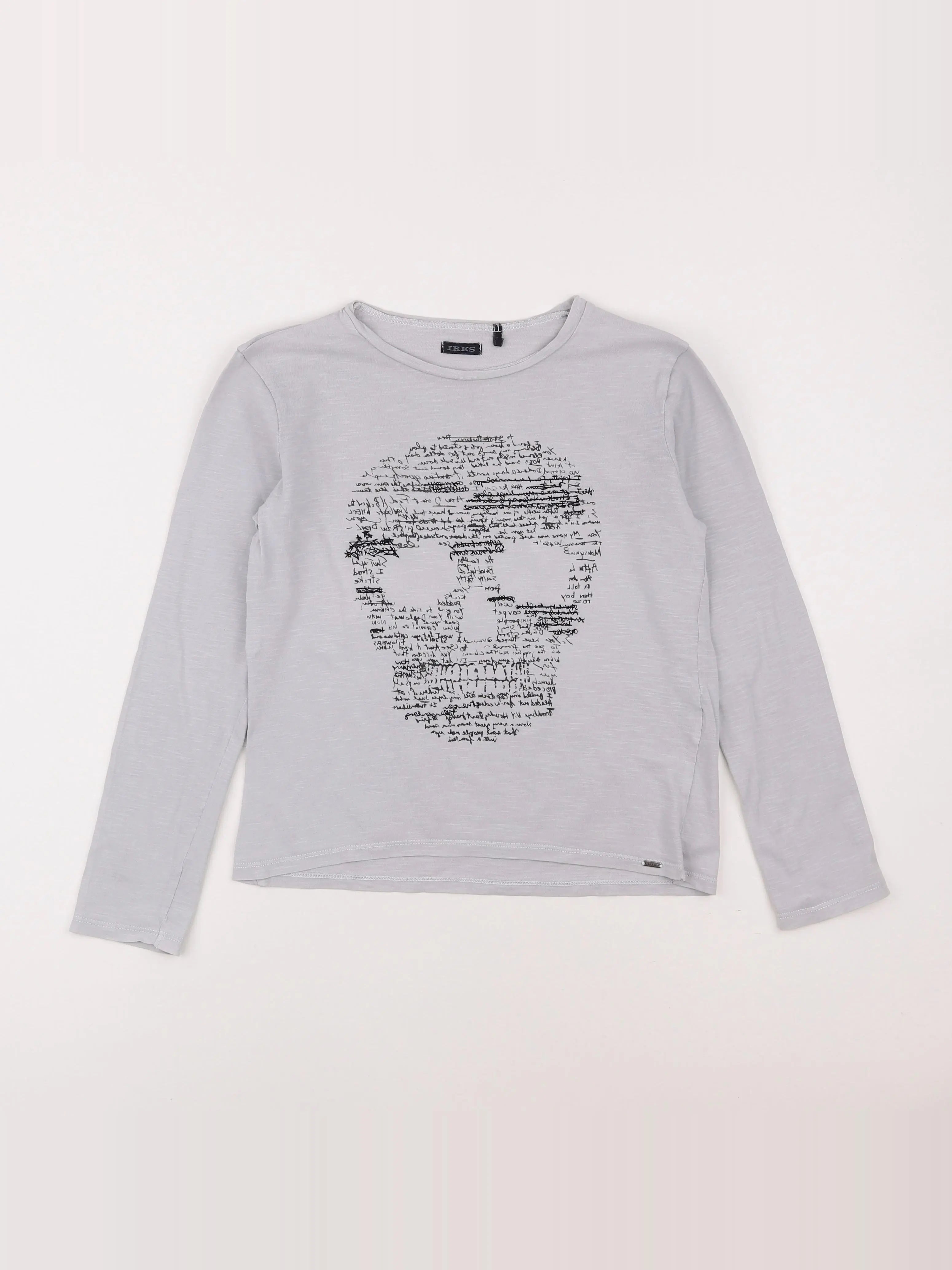 IKKS - tee-shirt gris - 10 ans