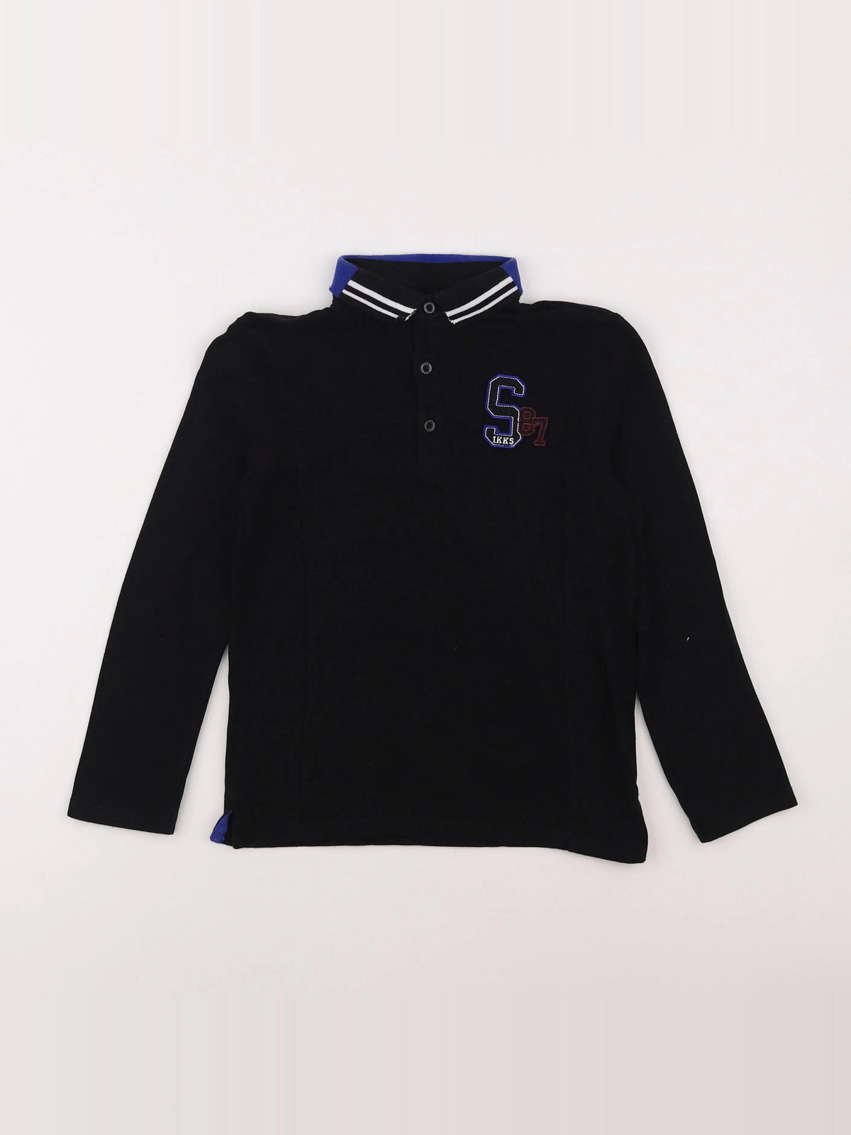 IKKS - polo imprimé au dos bleu - 8 ans