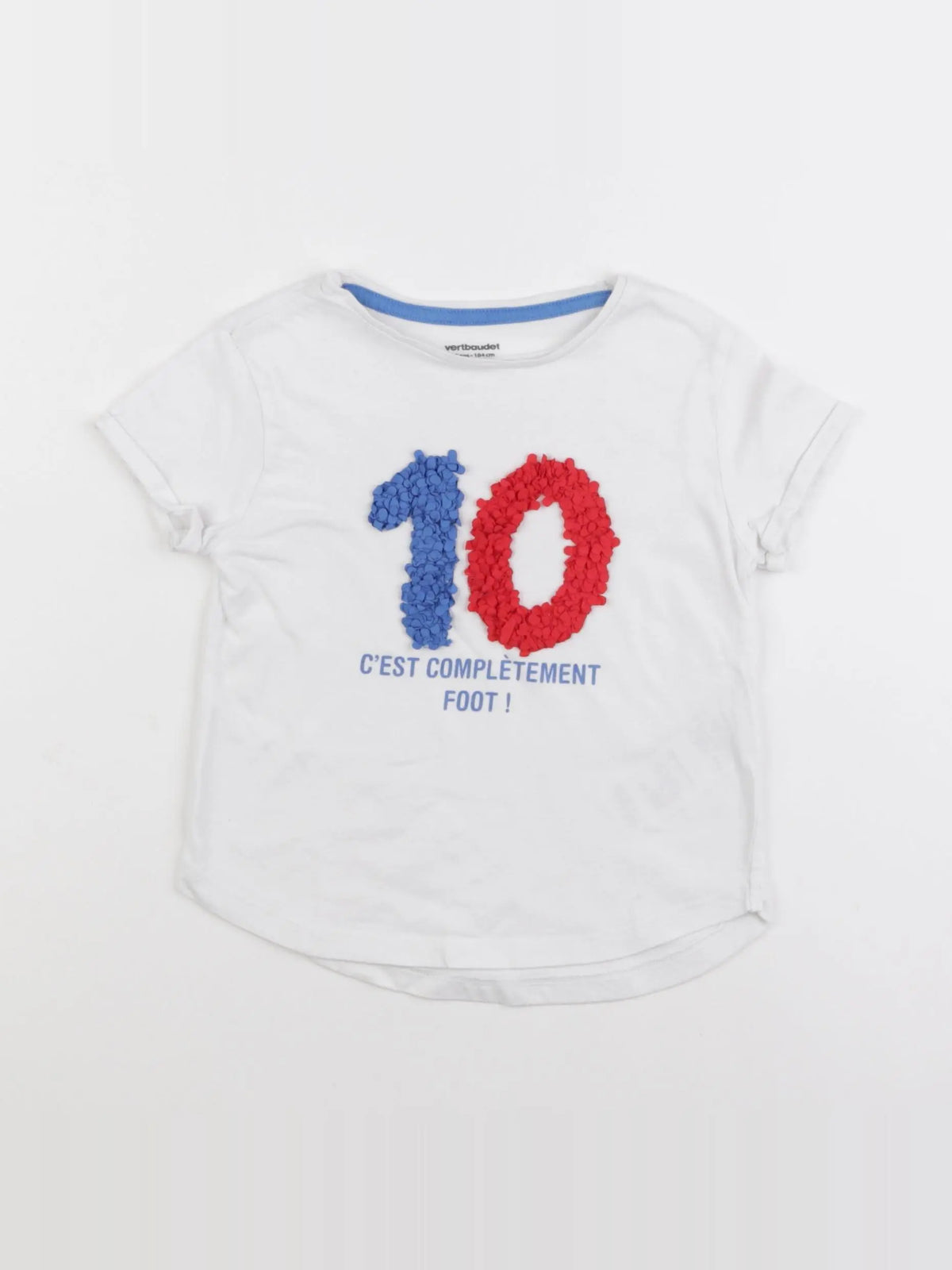 Vertbaudet - tee-shirt blanc - 4 ans
