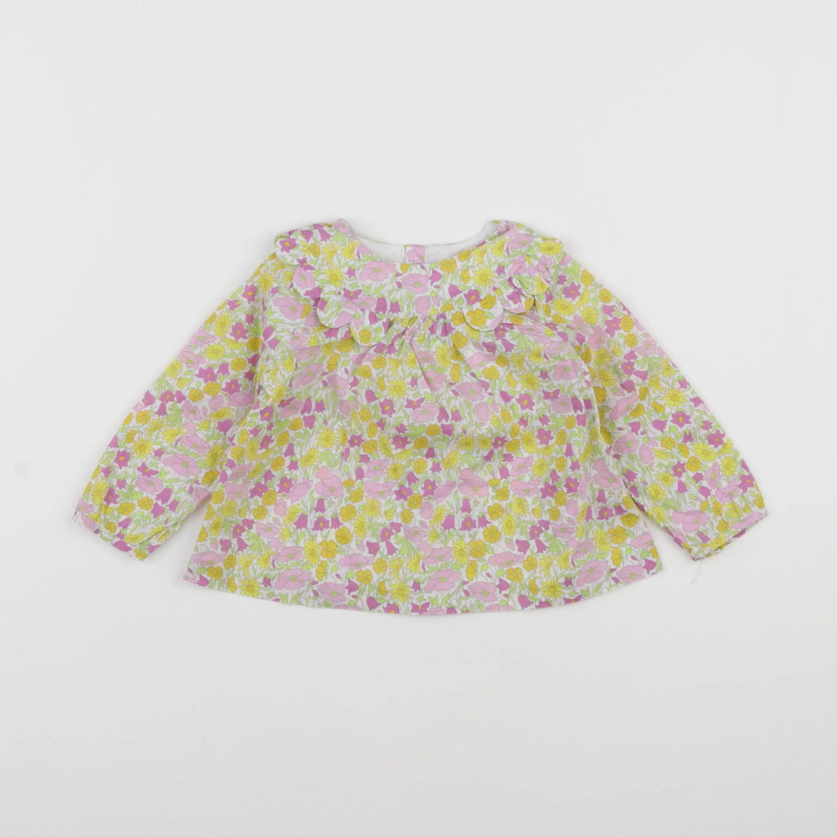 Jacadi - blouse liberty multicolore - 12 mois