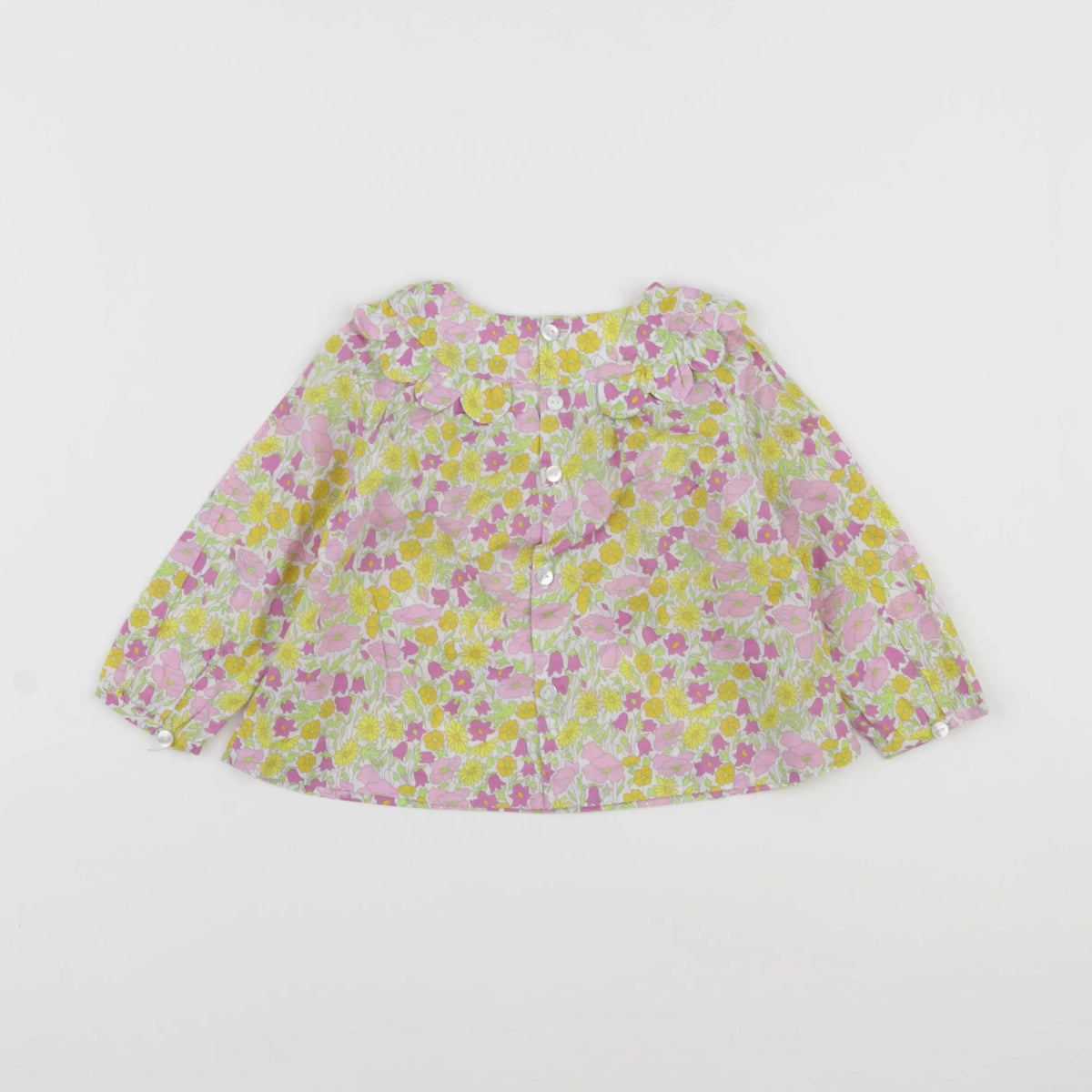 Jacadi - blouse liberty multicolore - 12 mois