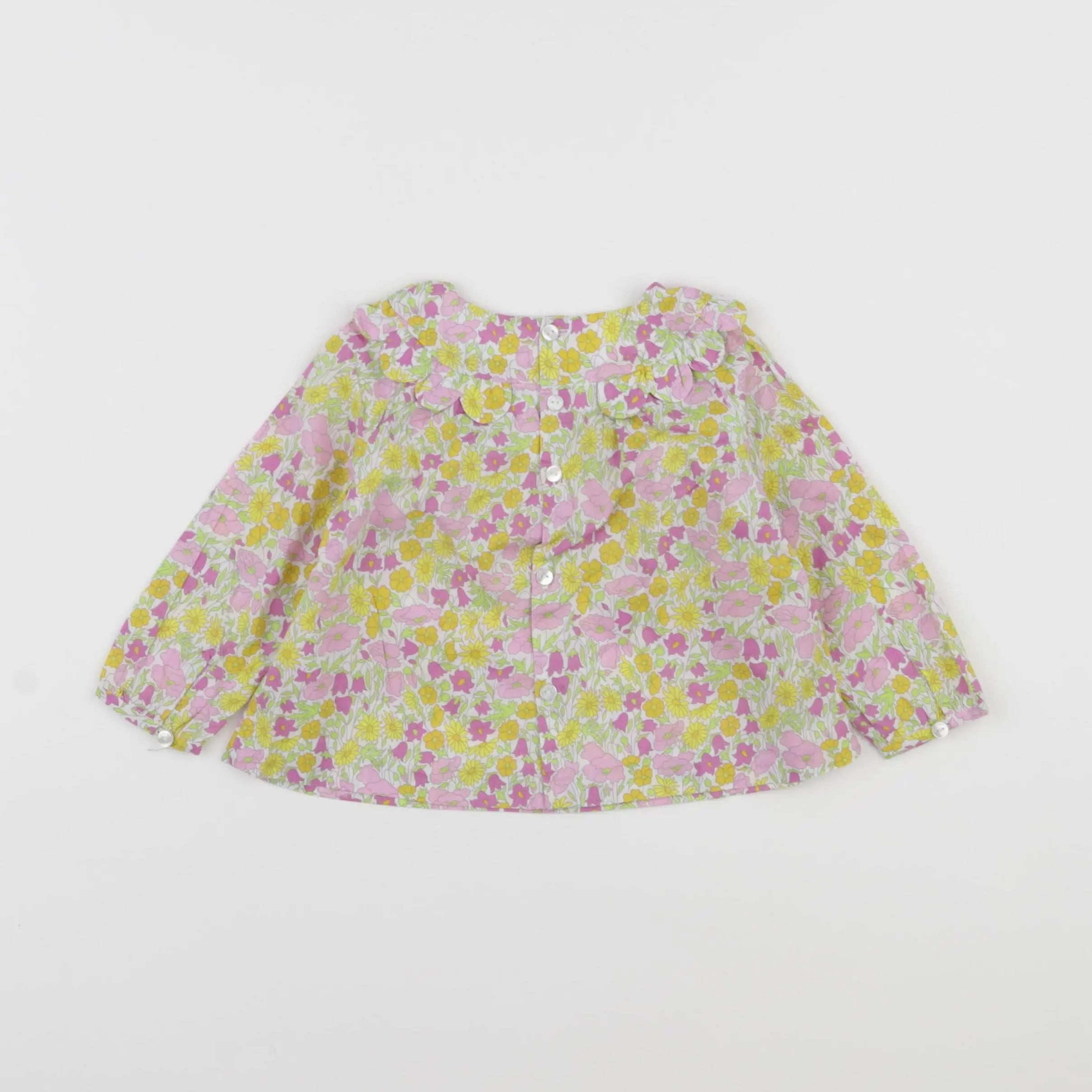 Jacadi - blouse liberty multicolore - 12 mois