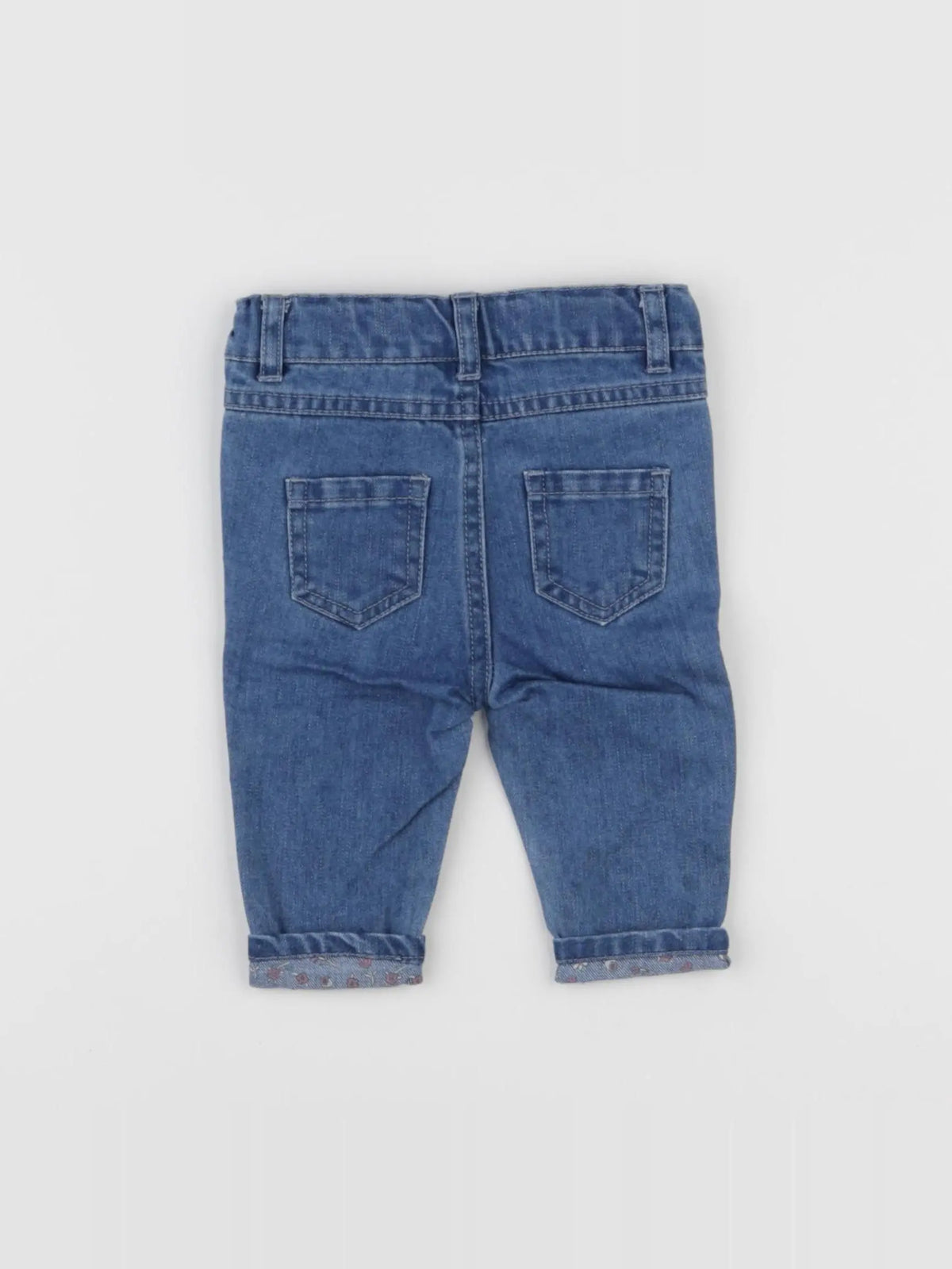 Vertbaudet - jean bleu - 3 mois