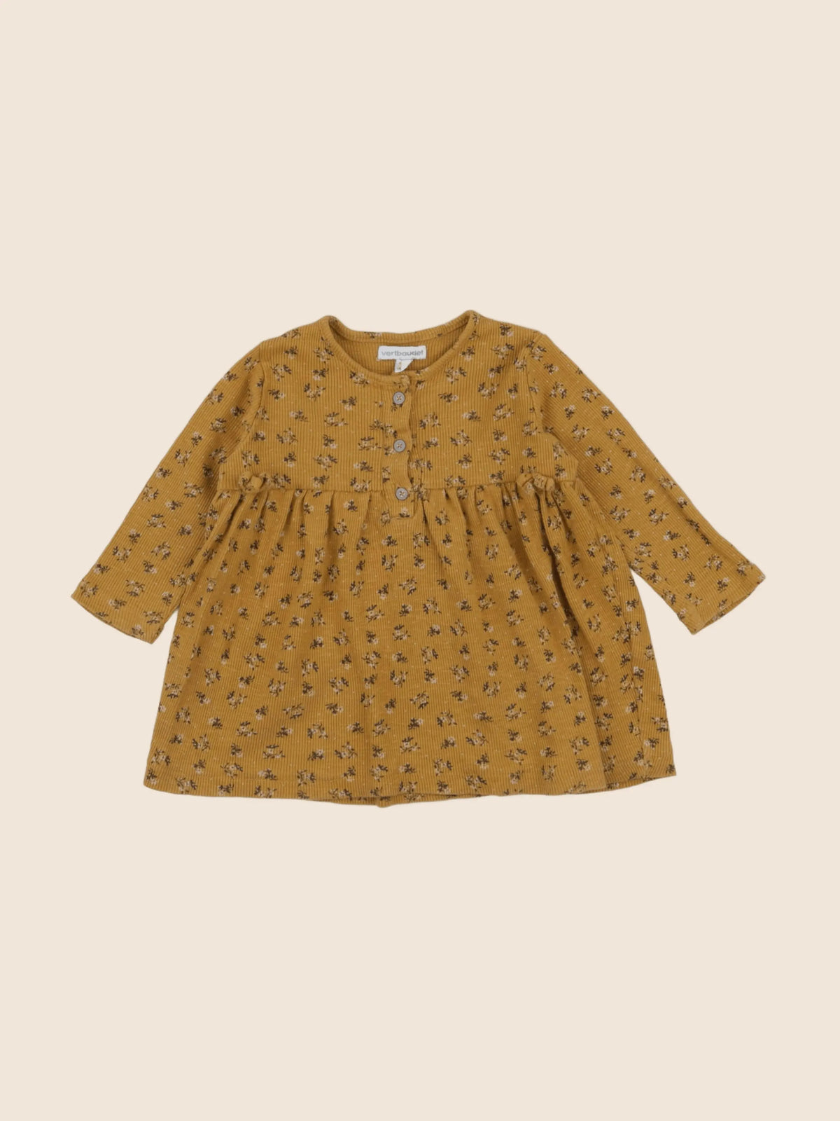 Vertbaudet - robe jaune - 18 mois