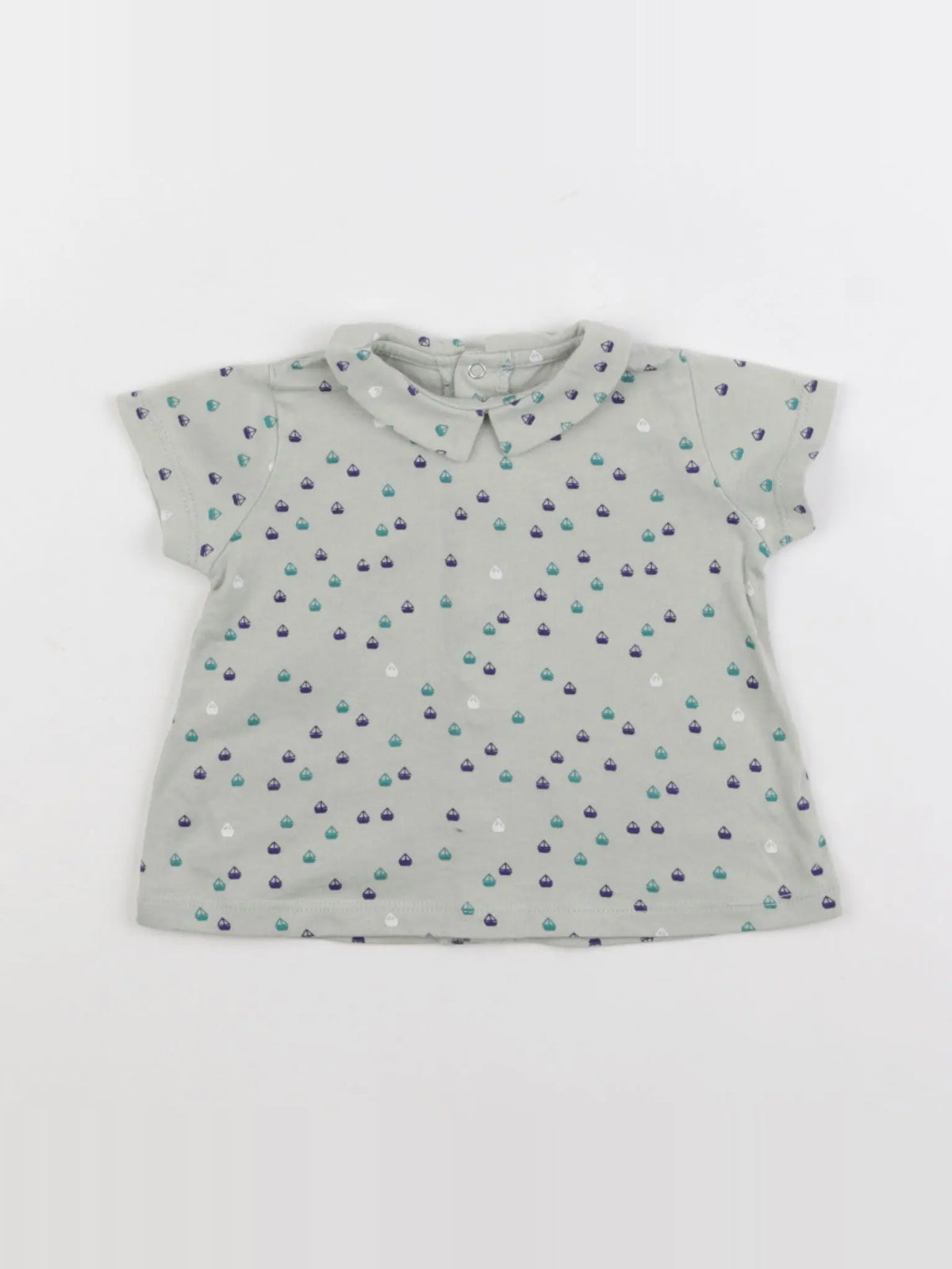 Boutchou - polo vert - 3 mois