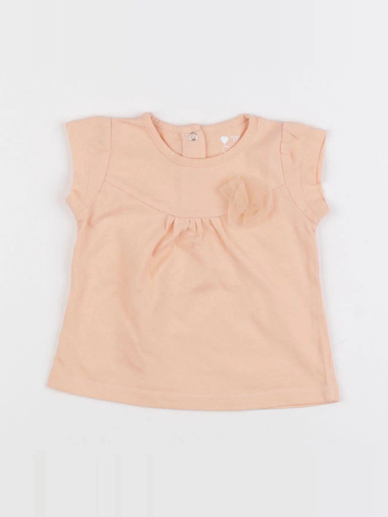 Tape à l'oeil - tee-shirt orange - 6 mois