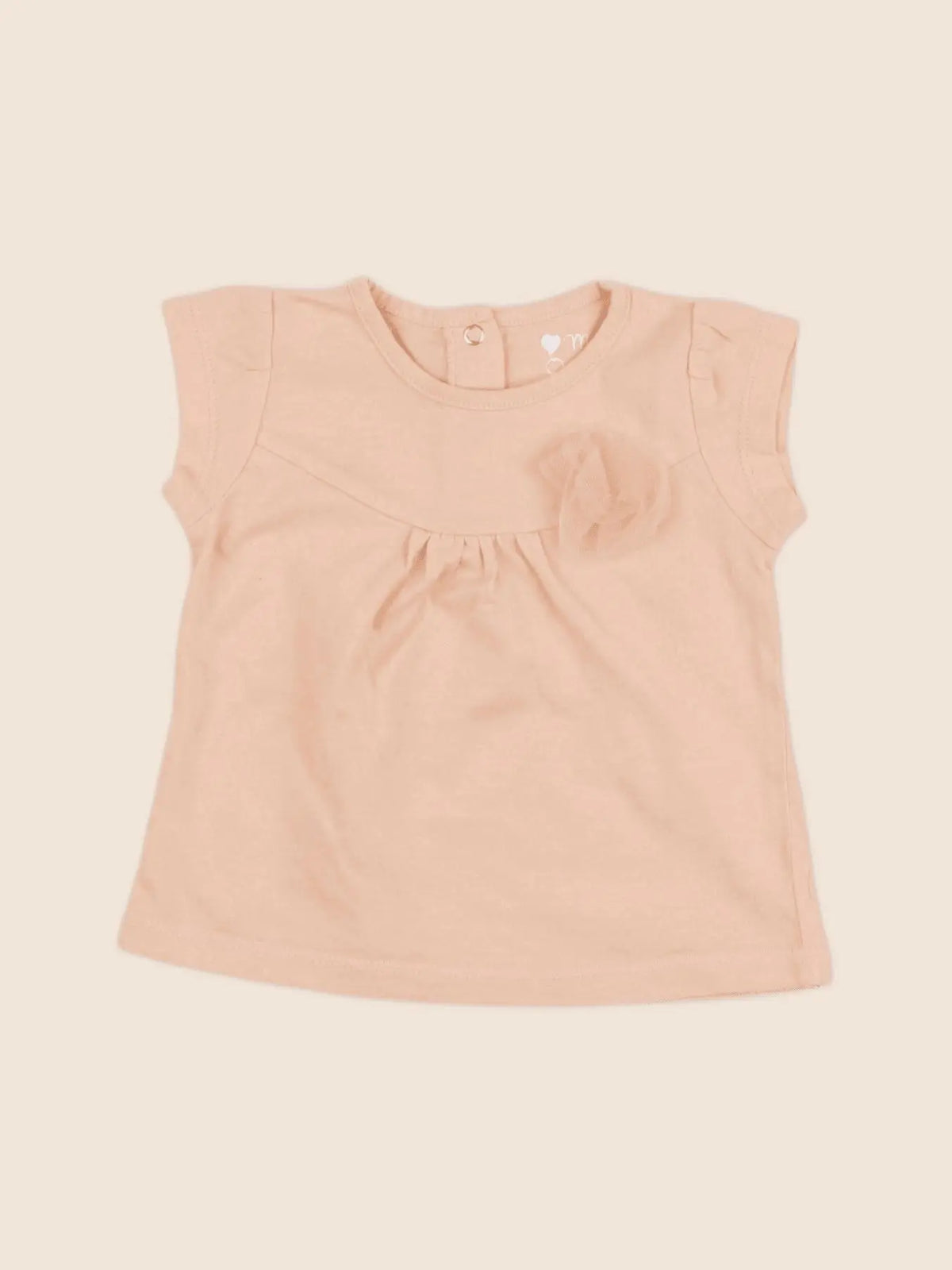 Tape à l'oeil - tee-shirt orange - 6 mois