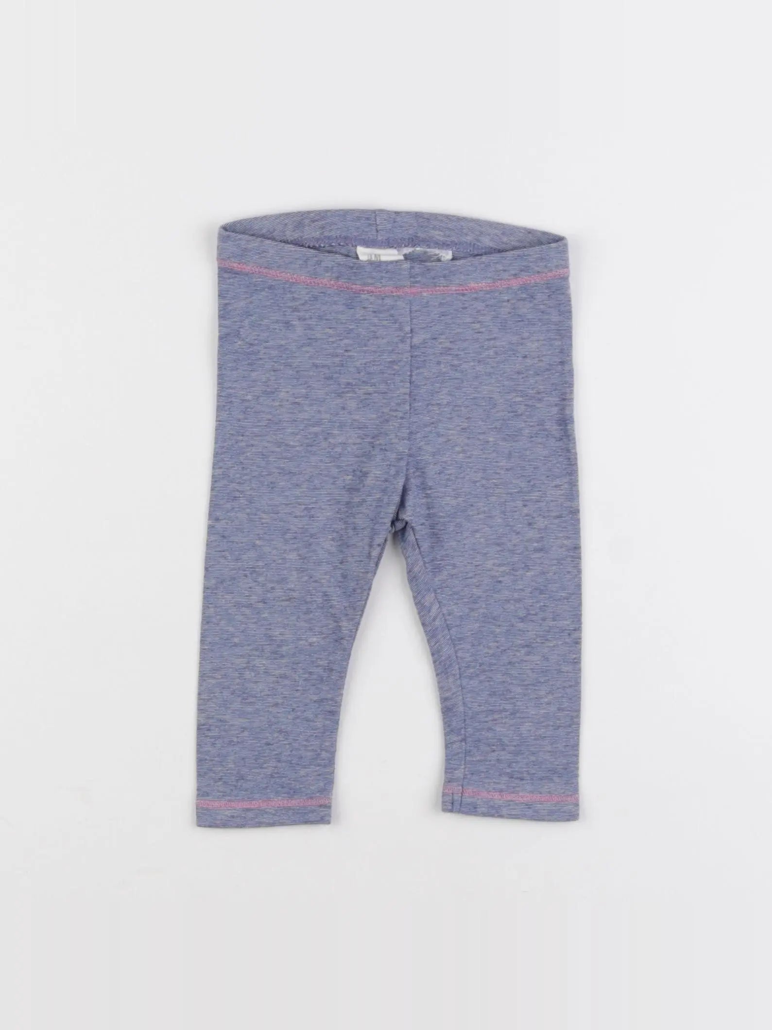 H&M - legging bleu - 3/6 mois