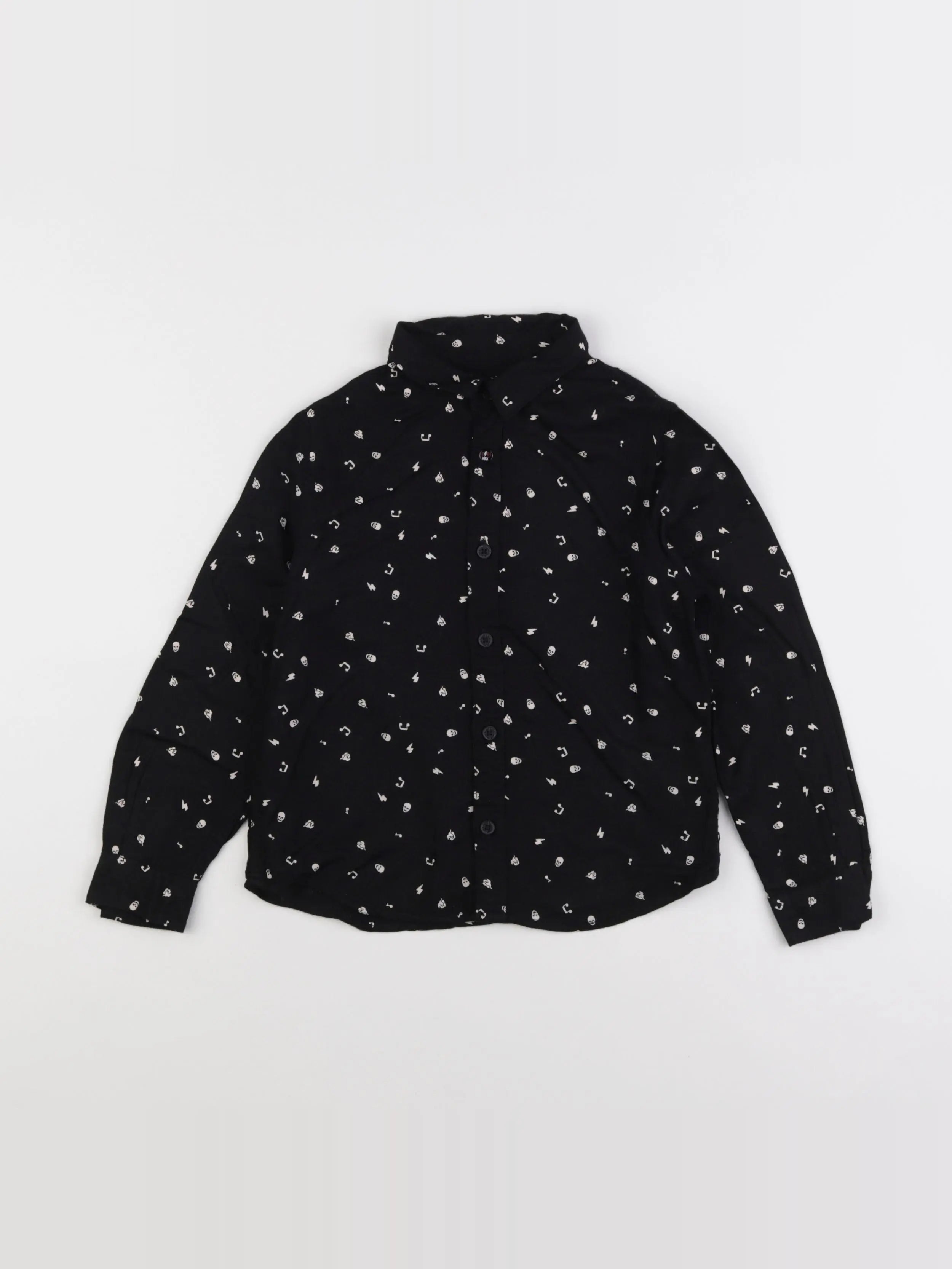 IKKS - chemise noir - 4 ans