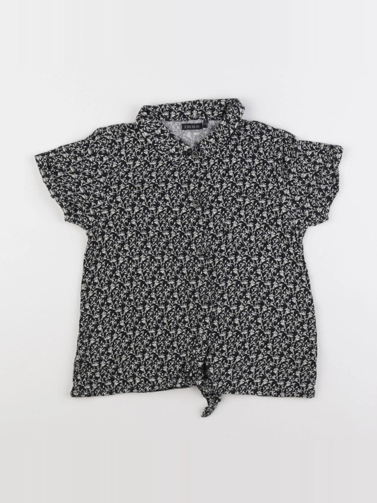 IKKS - blouse noir - 8 ans