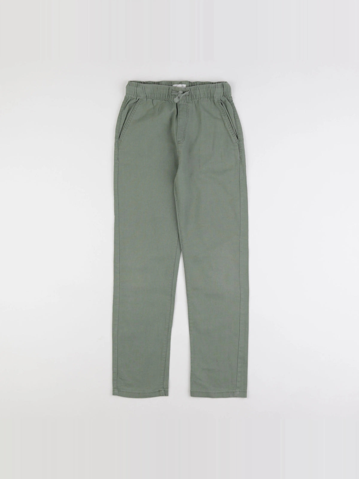 Vertbaudet - pantalon vert - 9 ans