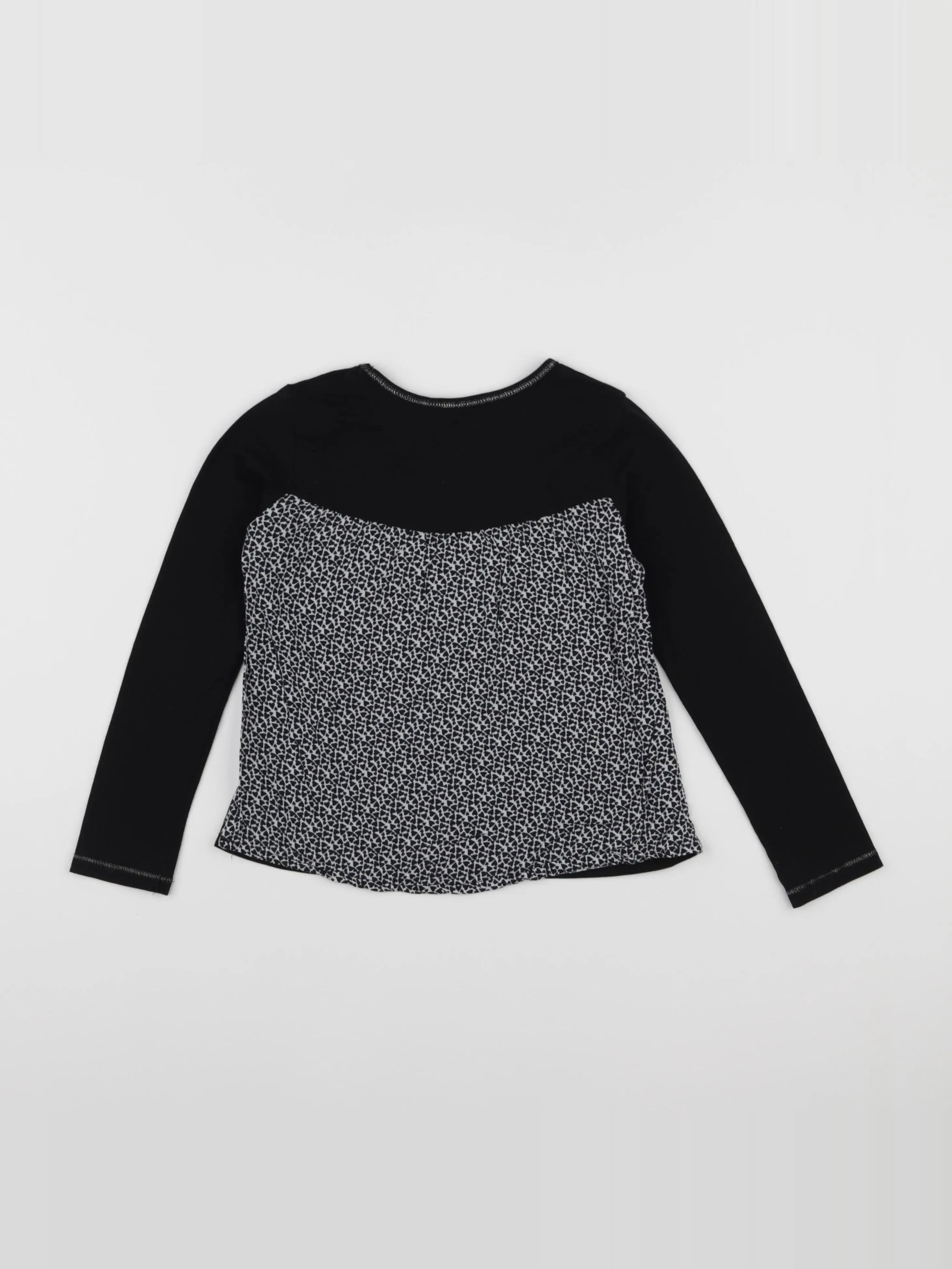 IKKS - tee-shirt noir, gris - 6 ans