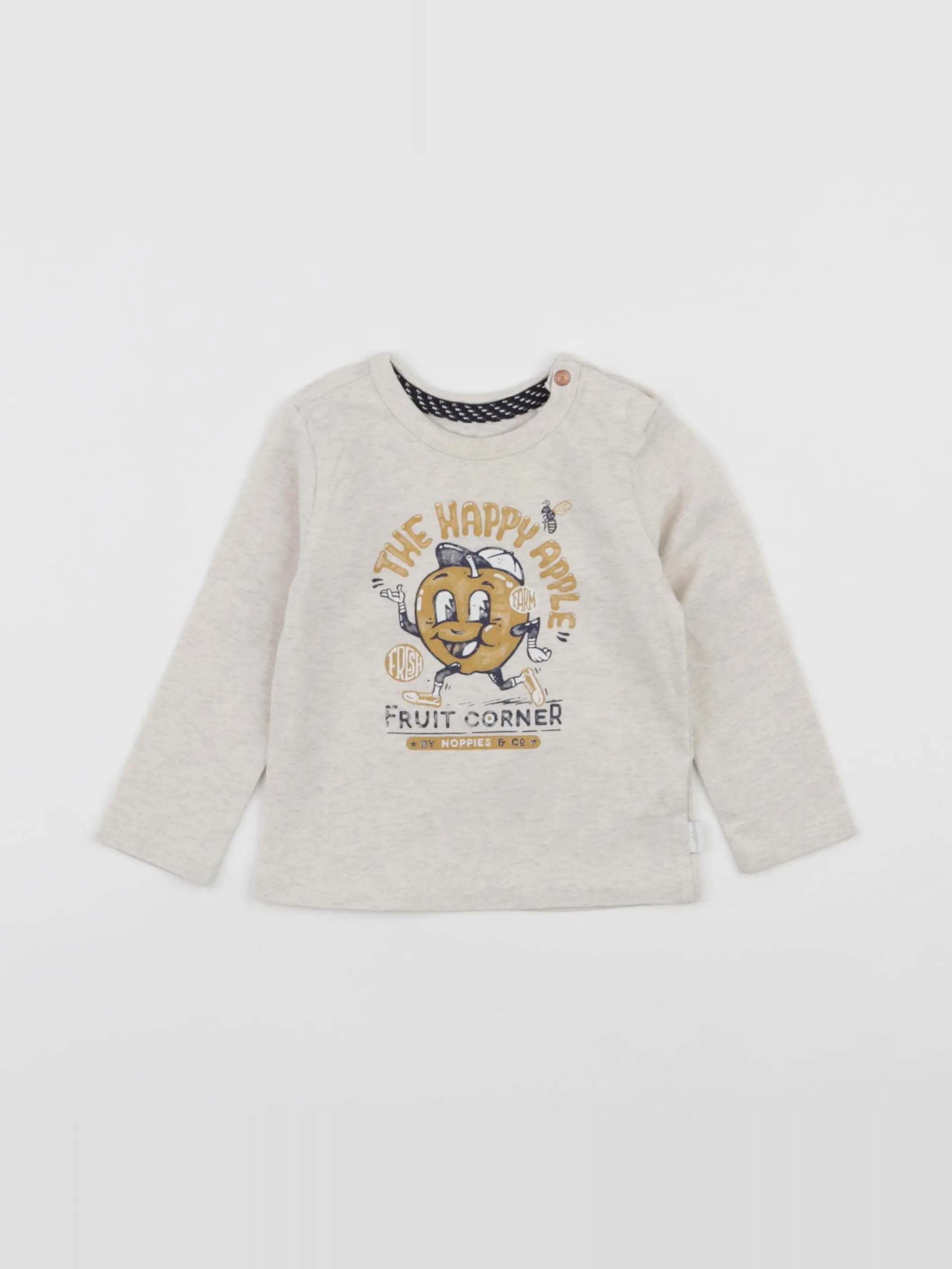 Noppies - tee-shirt beige - 6/9 mois