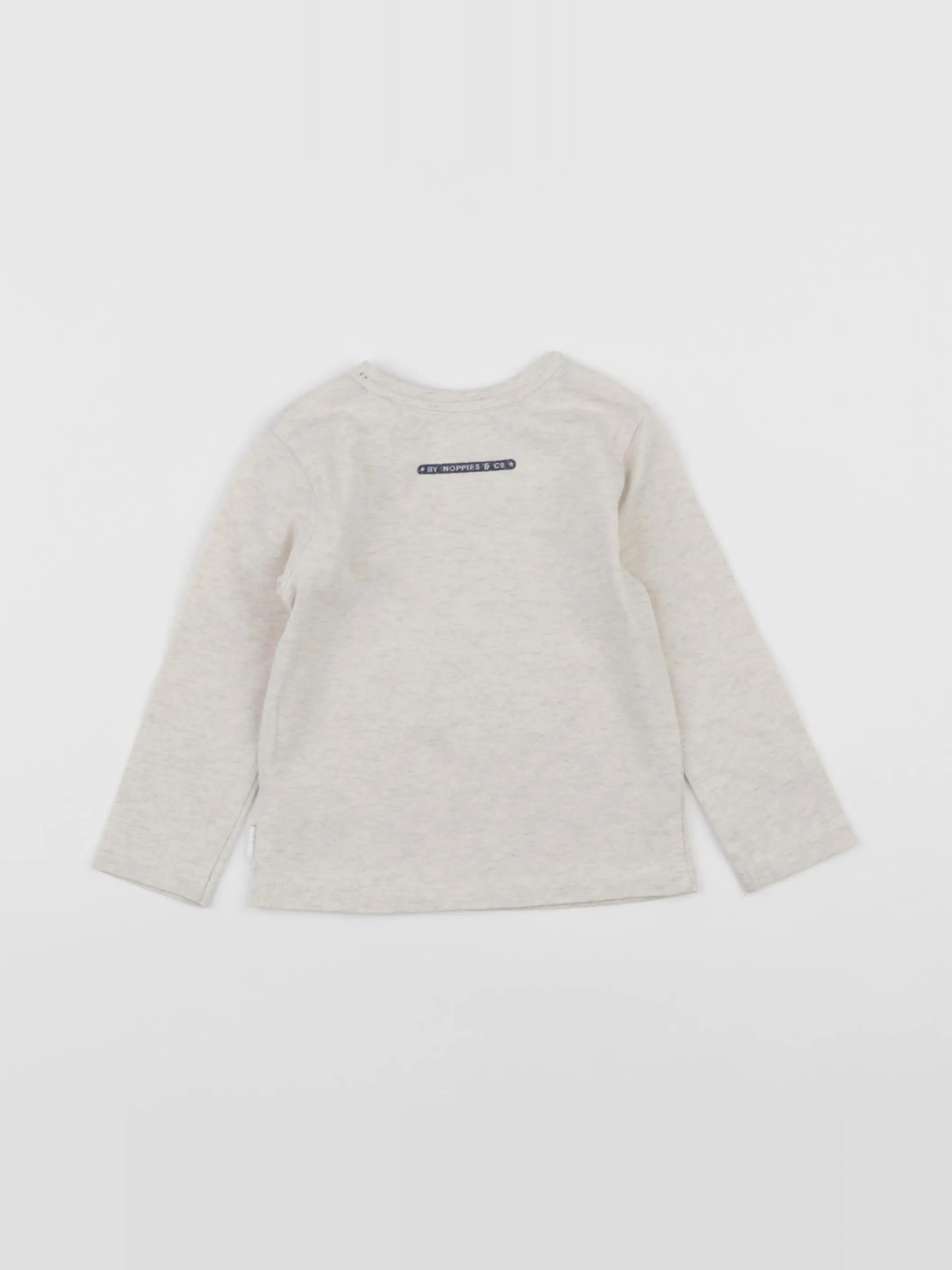 Noppies - tee-shirt beige - 6/9 mois