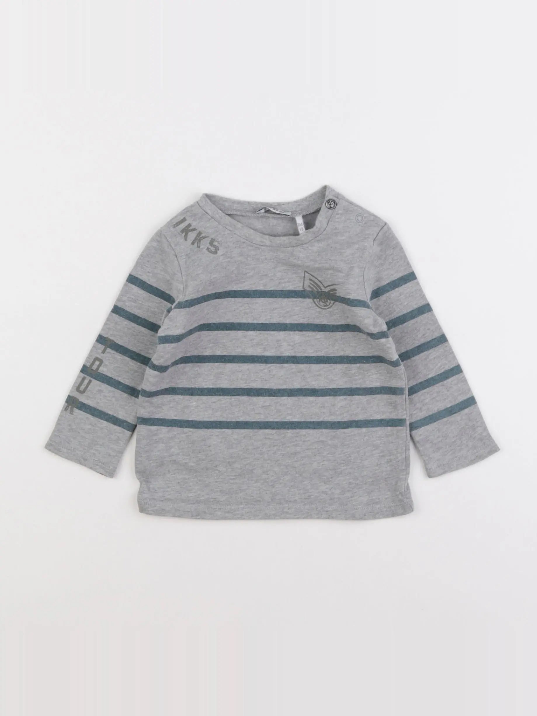 IKKS - tee-shirt gris - 6 mois