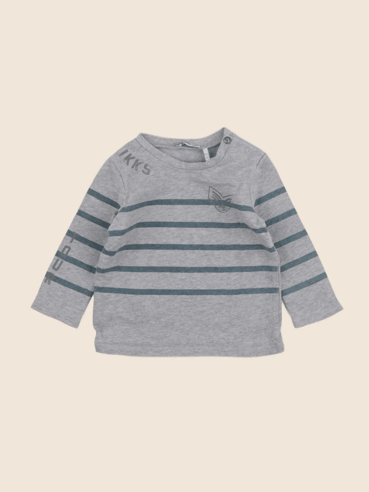 IKKS - tee-shirt gris - 6 mois