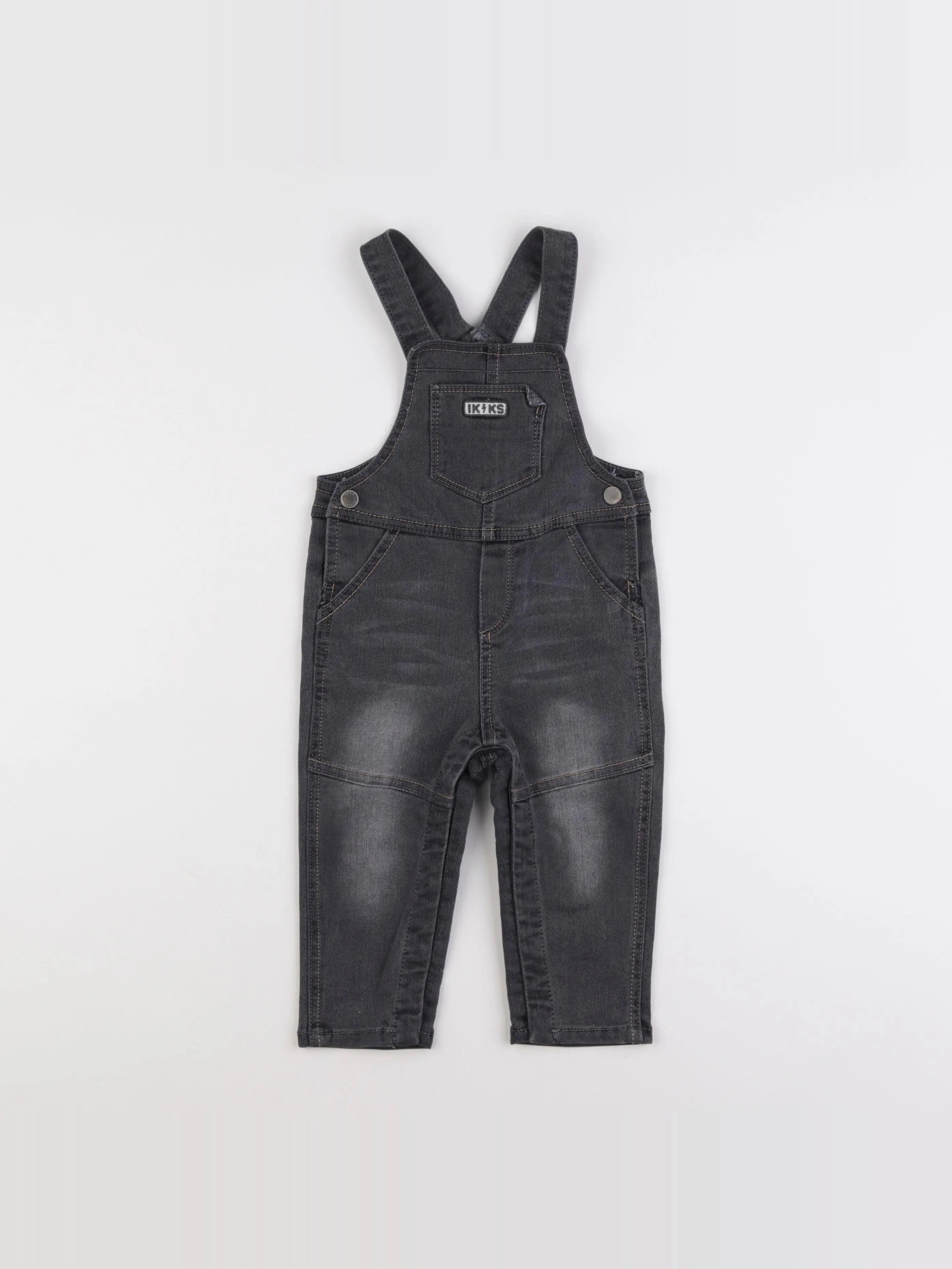 IKKS - salopette gris - 18 mois