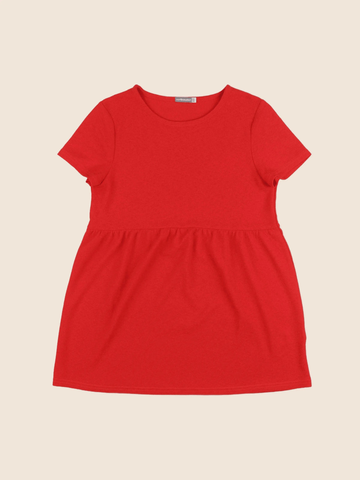 Vertbaudet - blouse grossesse rouge - 34 à 36