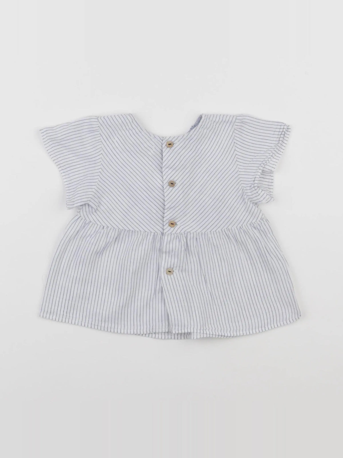 Zara - blouse bleu - 9/12 mois