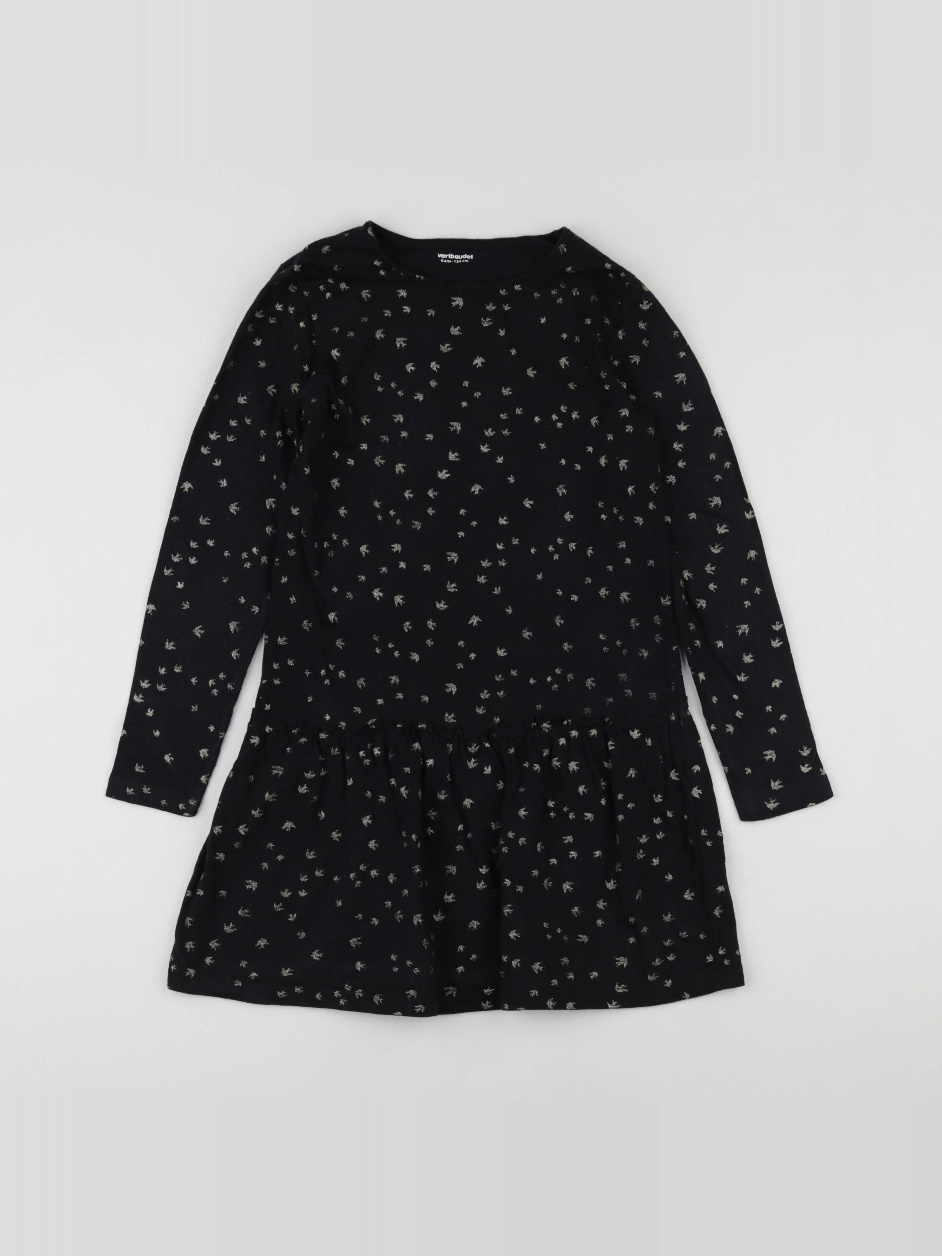 Vertbaudet - robe noir - 9 ans