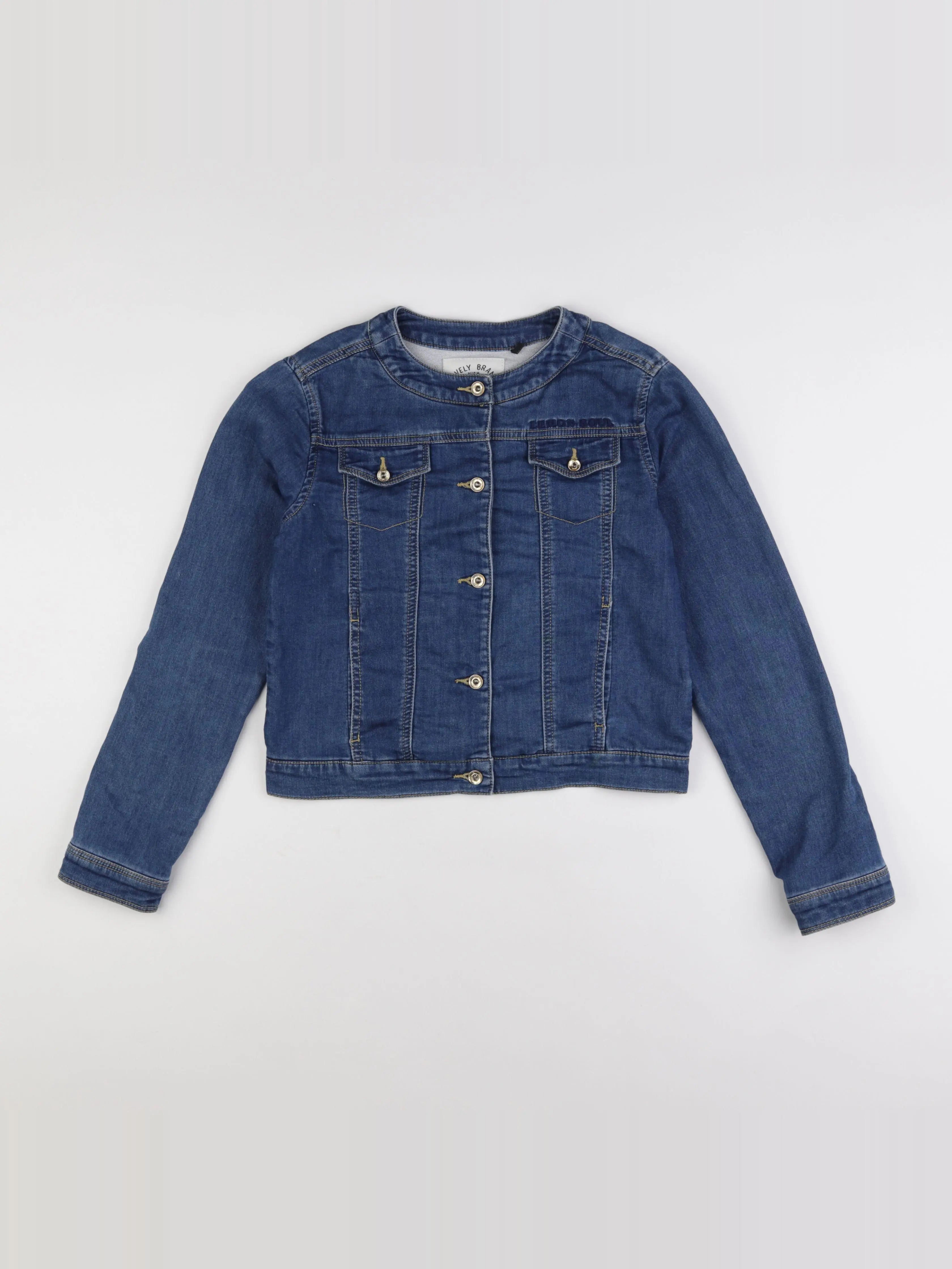 IKKS - veste imprimé au dos bleu - 12 ans