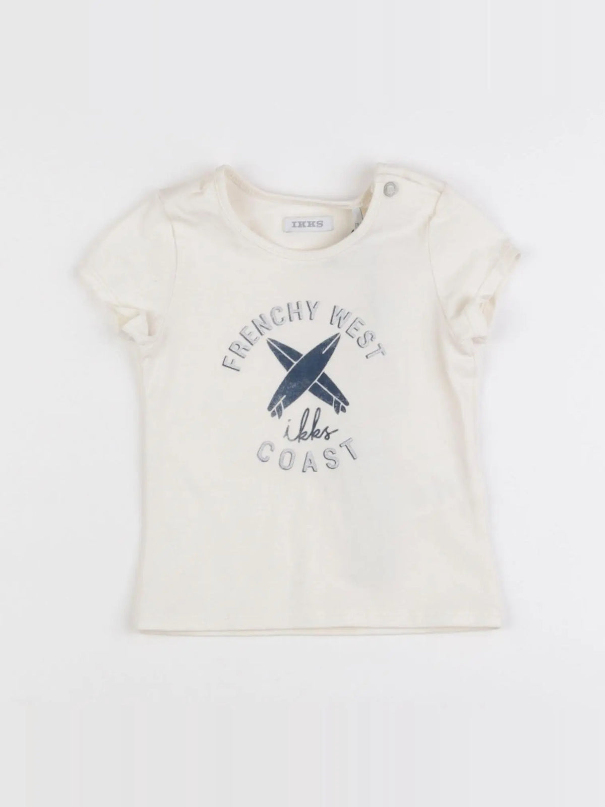 IKKS - tee-shirt beige - 12 mois