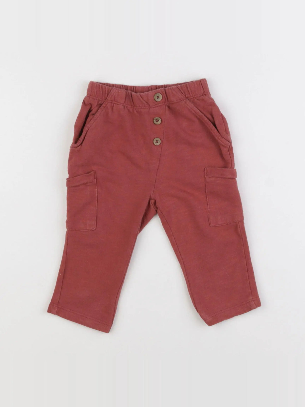 La Redoute - pantalon rouge - 6 mois