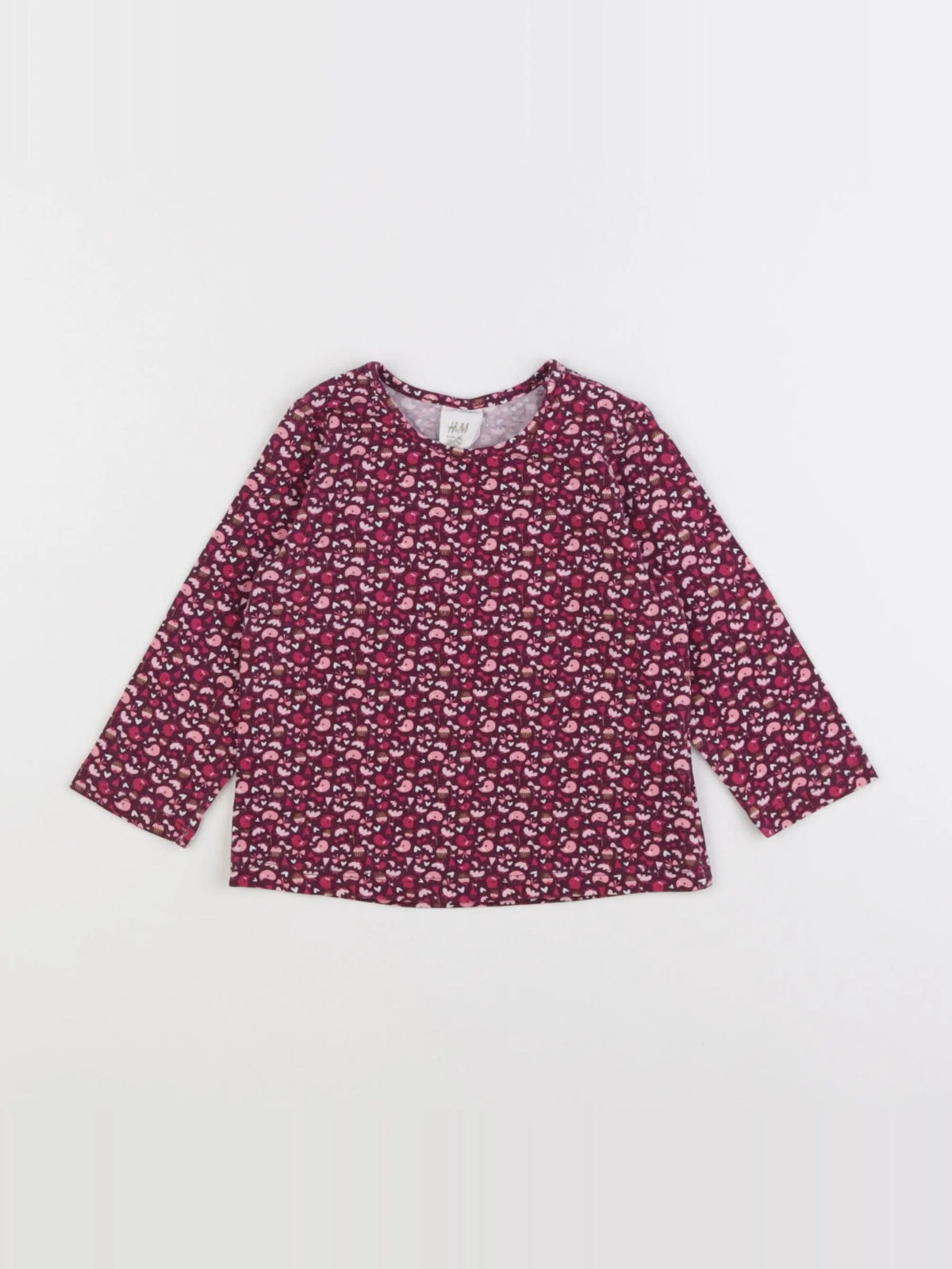 H&M - tee-shirt multicolore - 6/9 mois