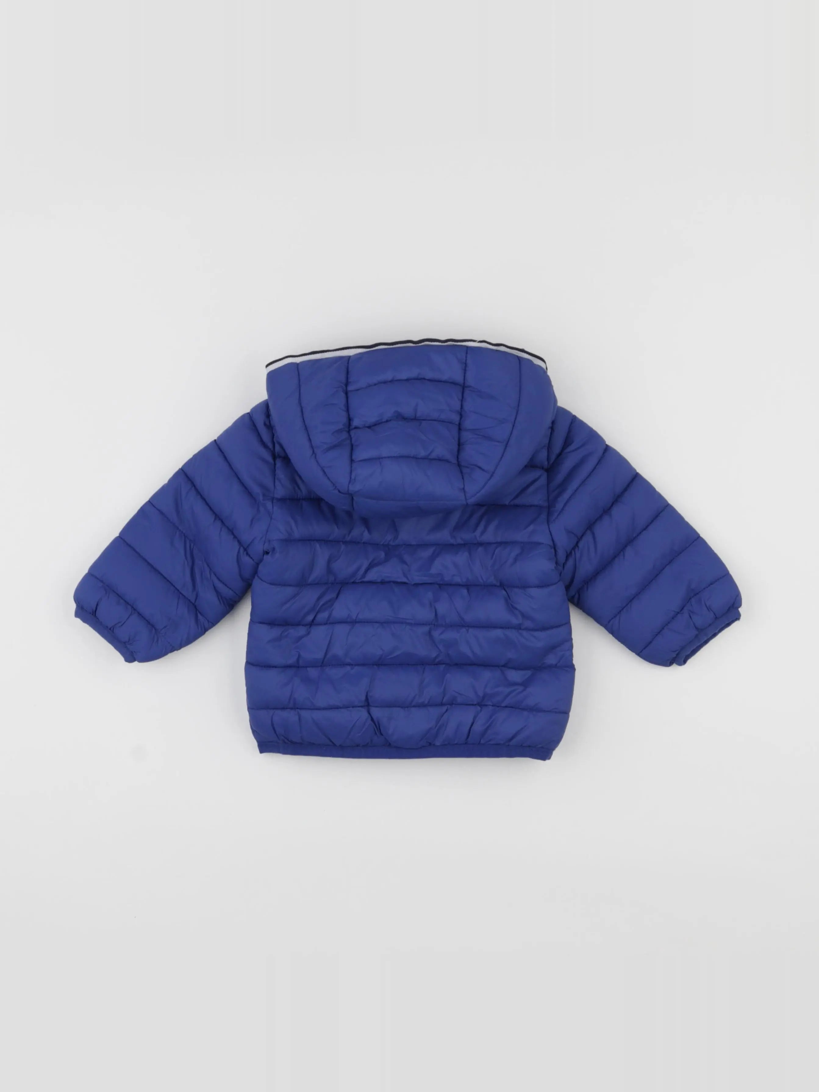 Vertbaudet - doudoune bleu - 9 mois