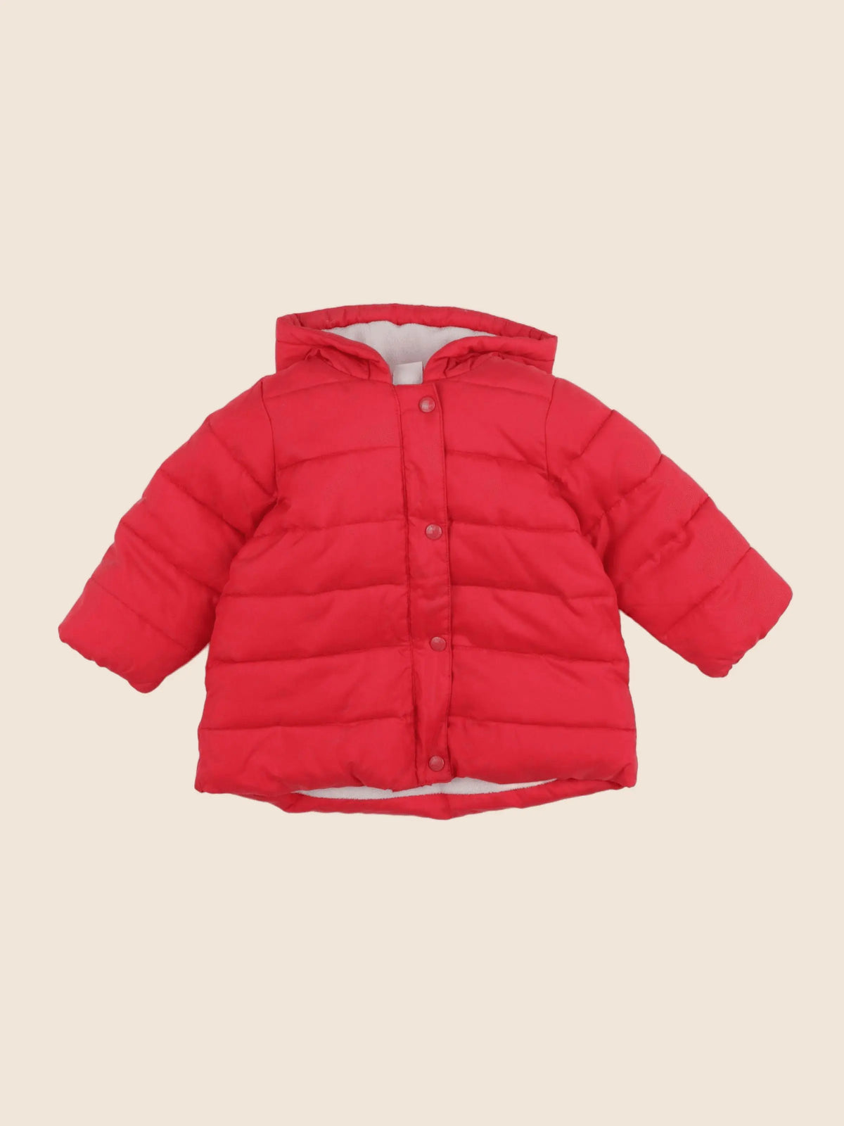 Petit Bateau - doudoune rouge - 12 mois