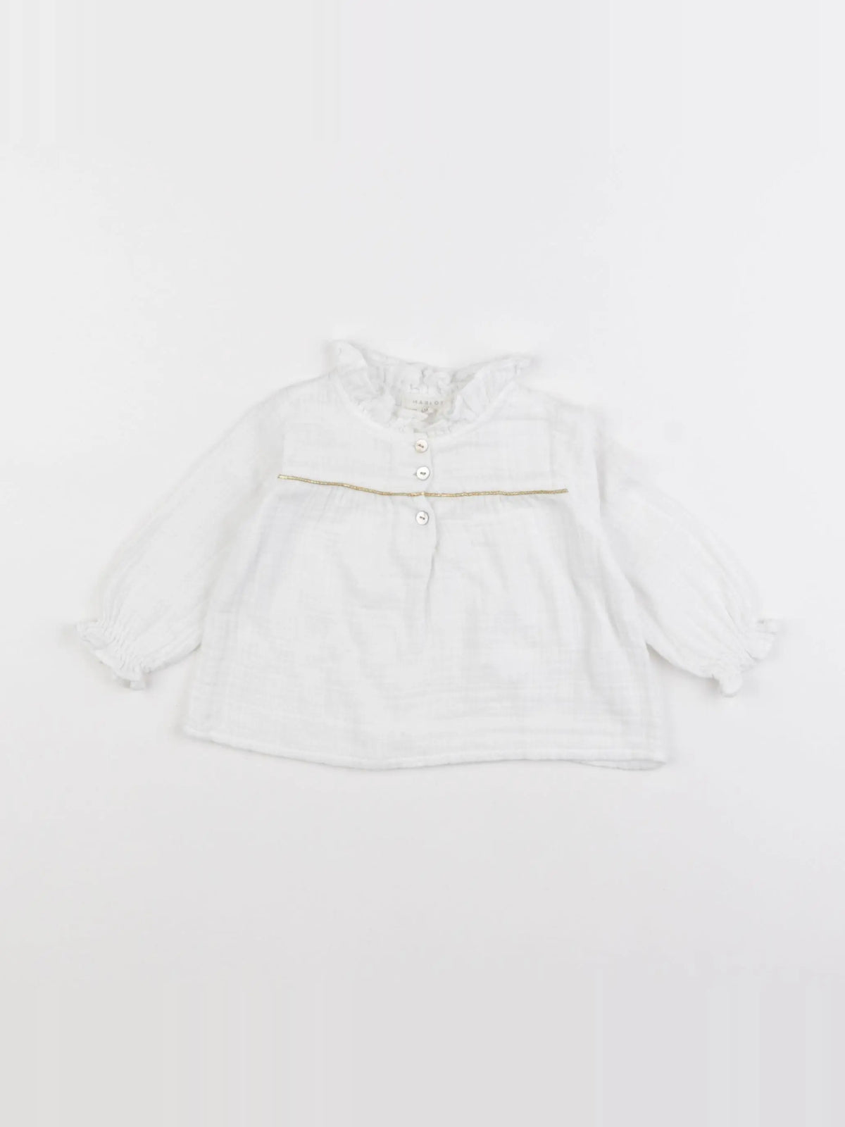 Marlot Paris - blouse blanc - 6 mois
