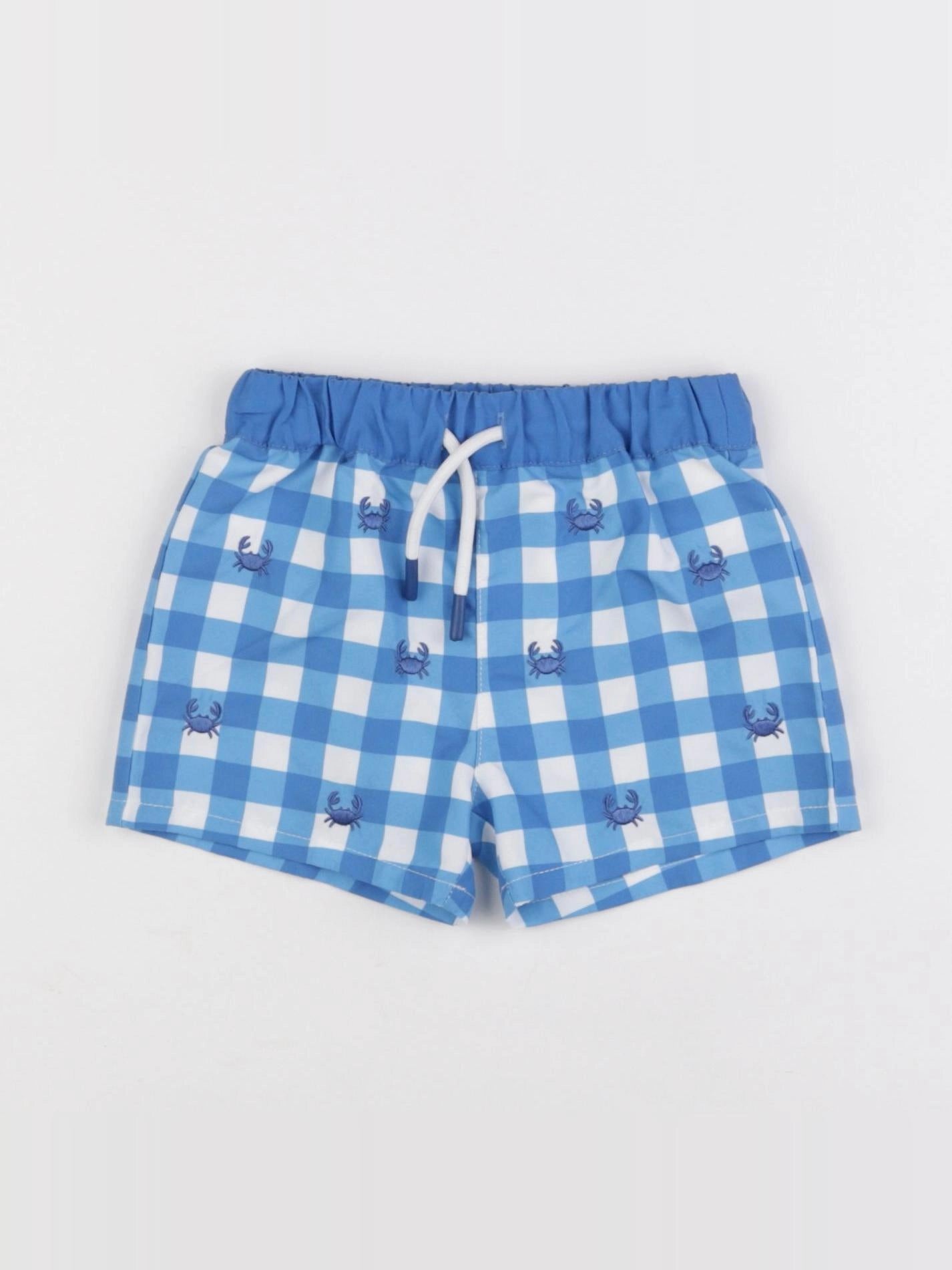 Jacadi - maillot de bain blanc, bleu - 6 mois