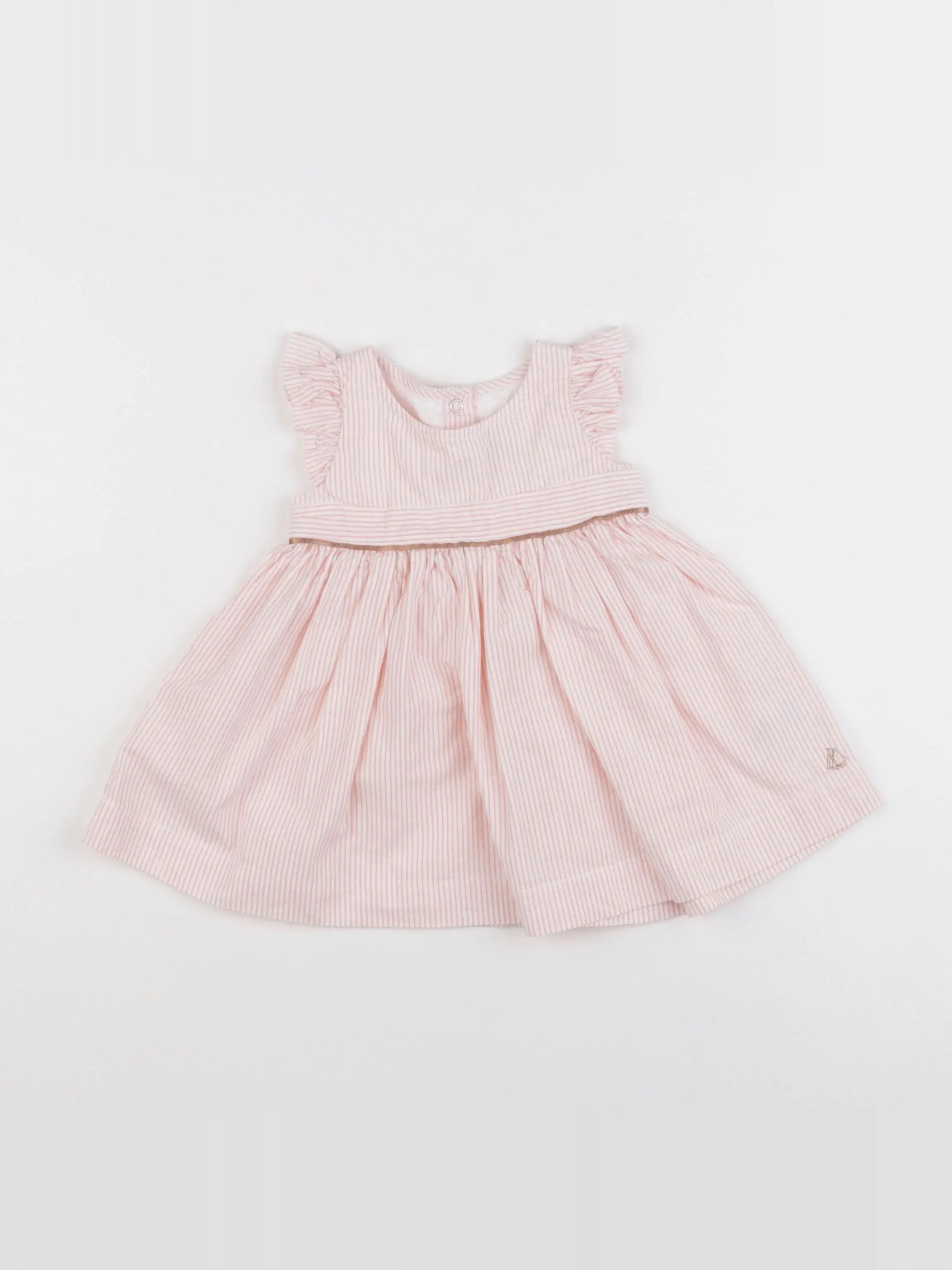 Petit Bateau - robe rose - 3 mois