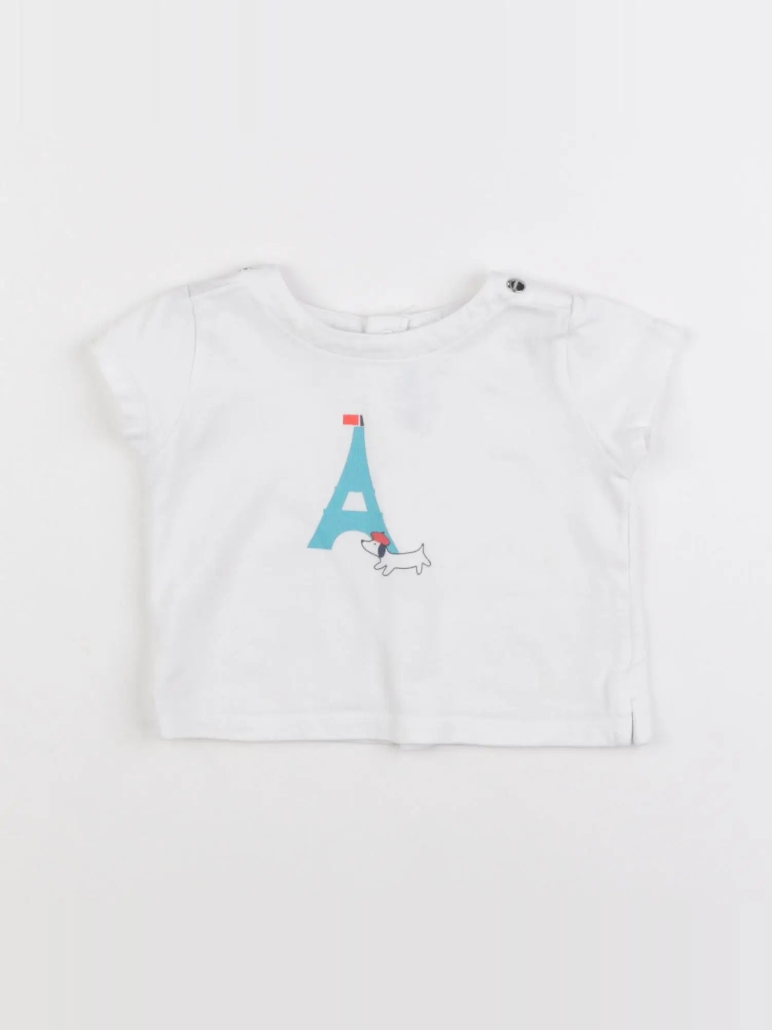 Jacadi - tee-shirt blanc - 6 mois