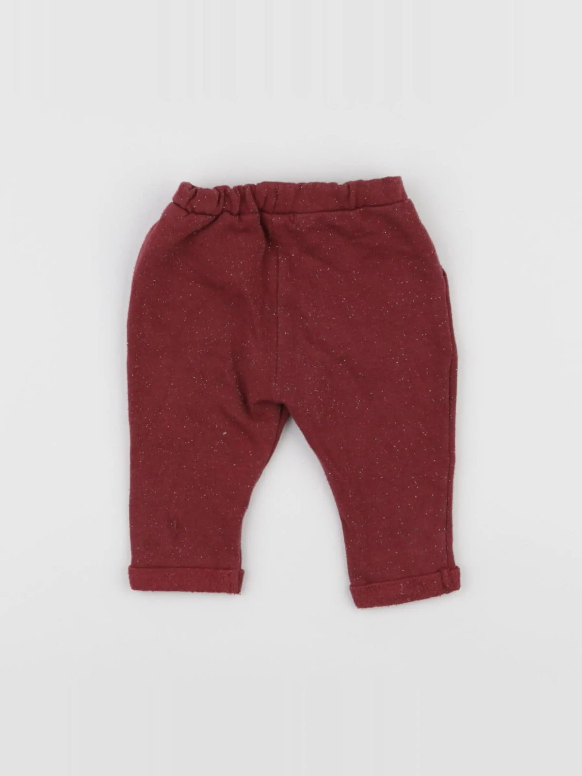Vertbaudet - jogging rouge - 6 mois