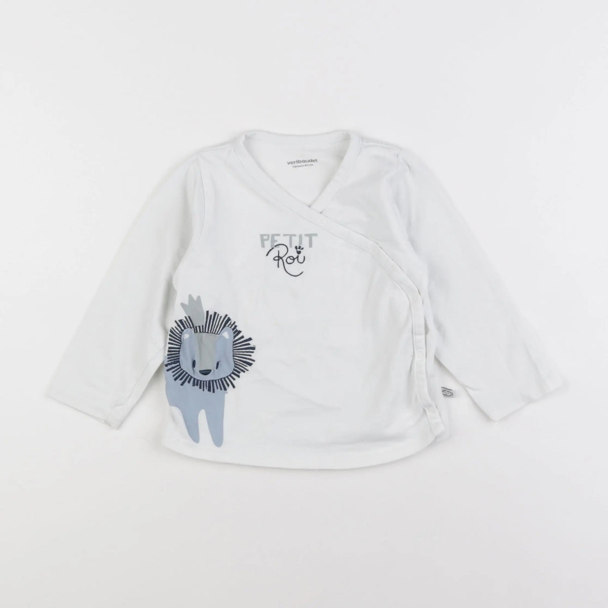 Vertbaudet - tee-shirt blanc - 18 mois