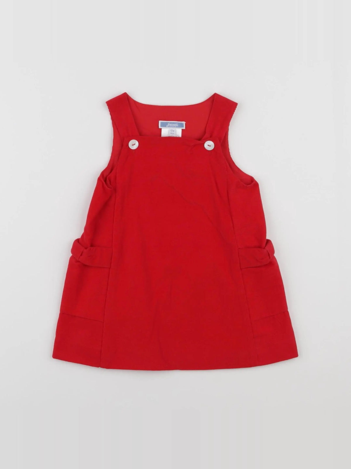 Jacadi - robe rouge - 12 mois