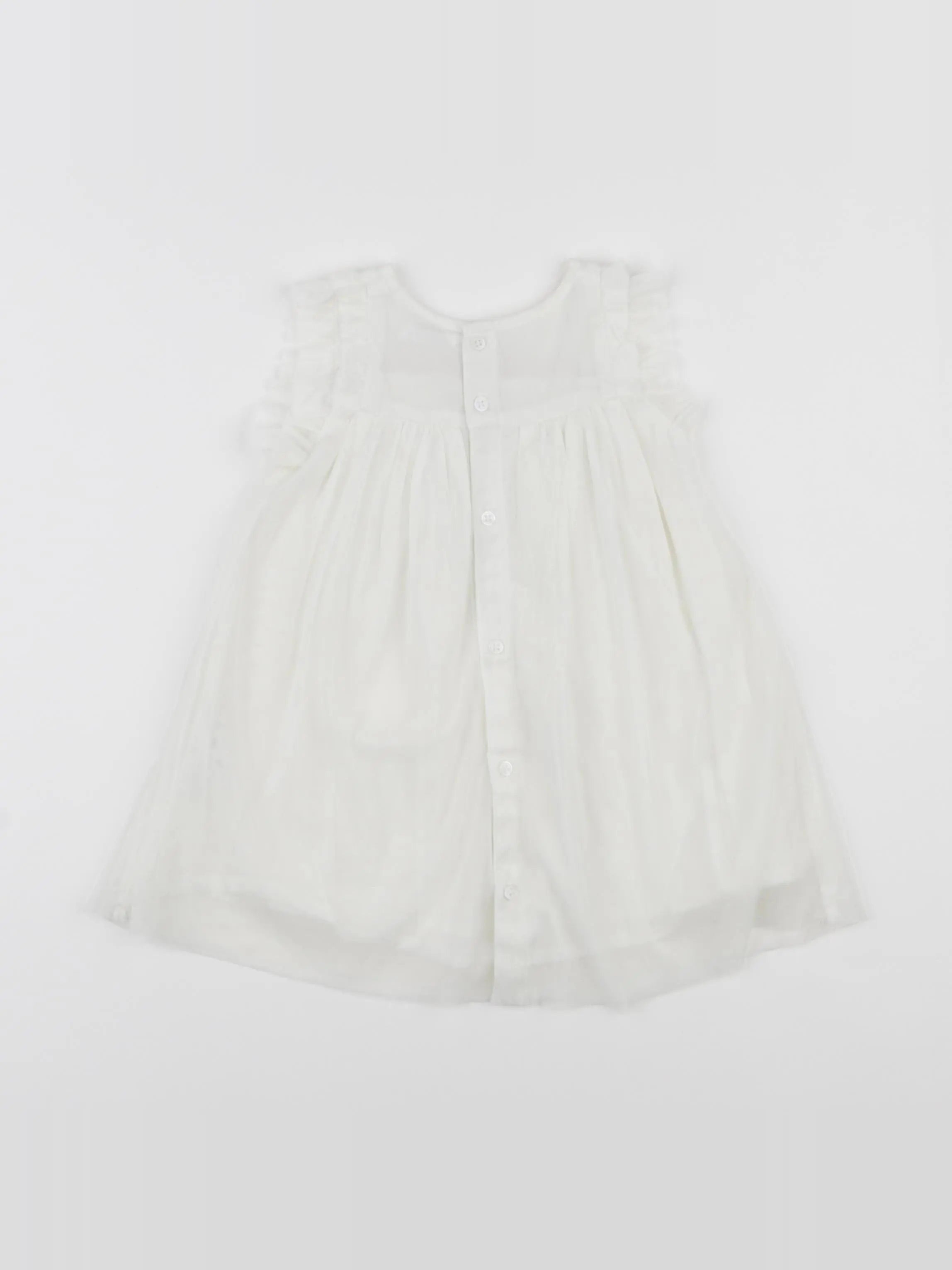 Boutchou - robe blanc - 9 mois